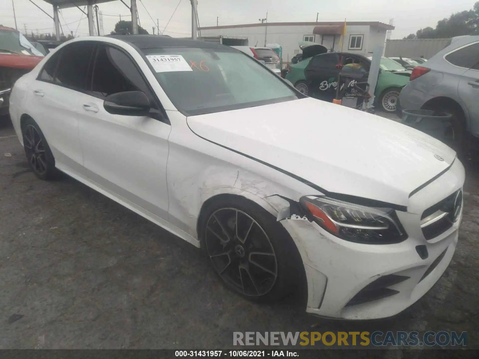 1 Photograph of a damaged car 55SWF8DB6LU324125 MERCEDES-BENZ C-CLASS 2020