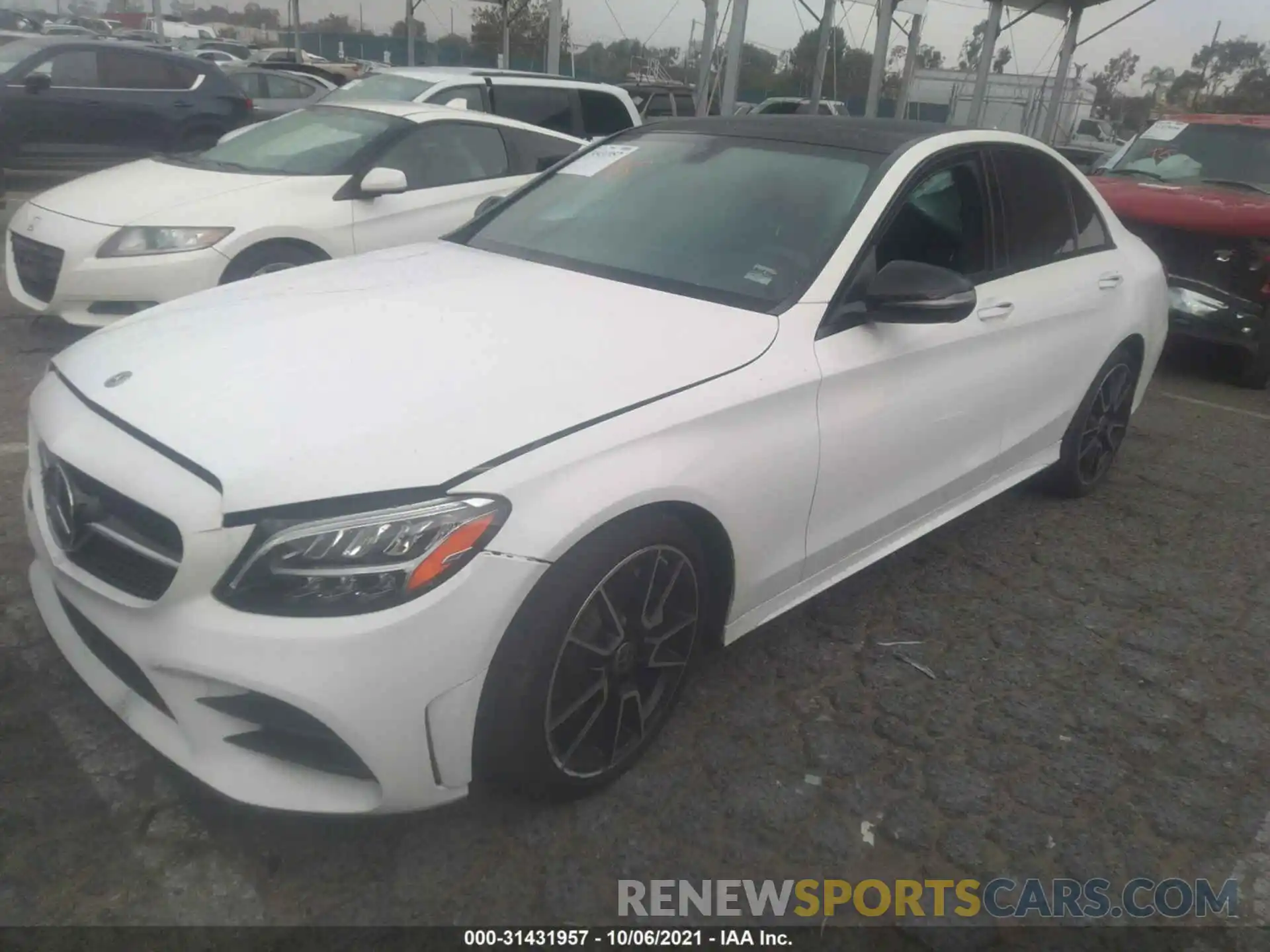 2 Photograph of a damaged car 55SWF8DB6LU324125 MERCEDES-BENZ C-CLASS 2020