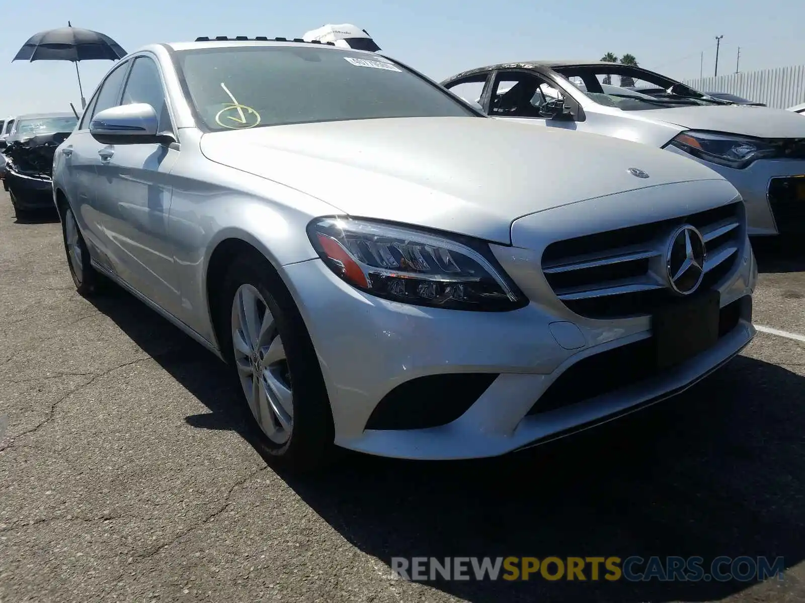 1 Photograph of a damaged car 55SWF8DB6LU324450 MERCEDES-BENZ C CLASS 2020