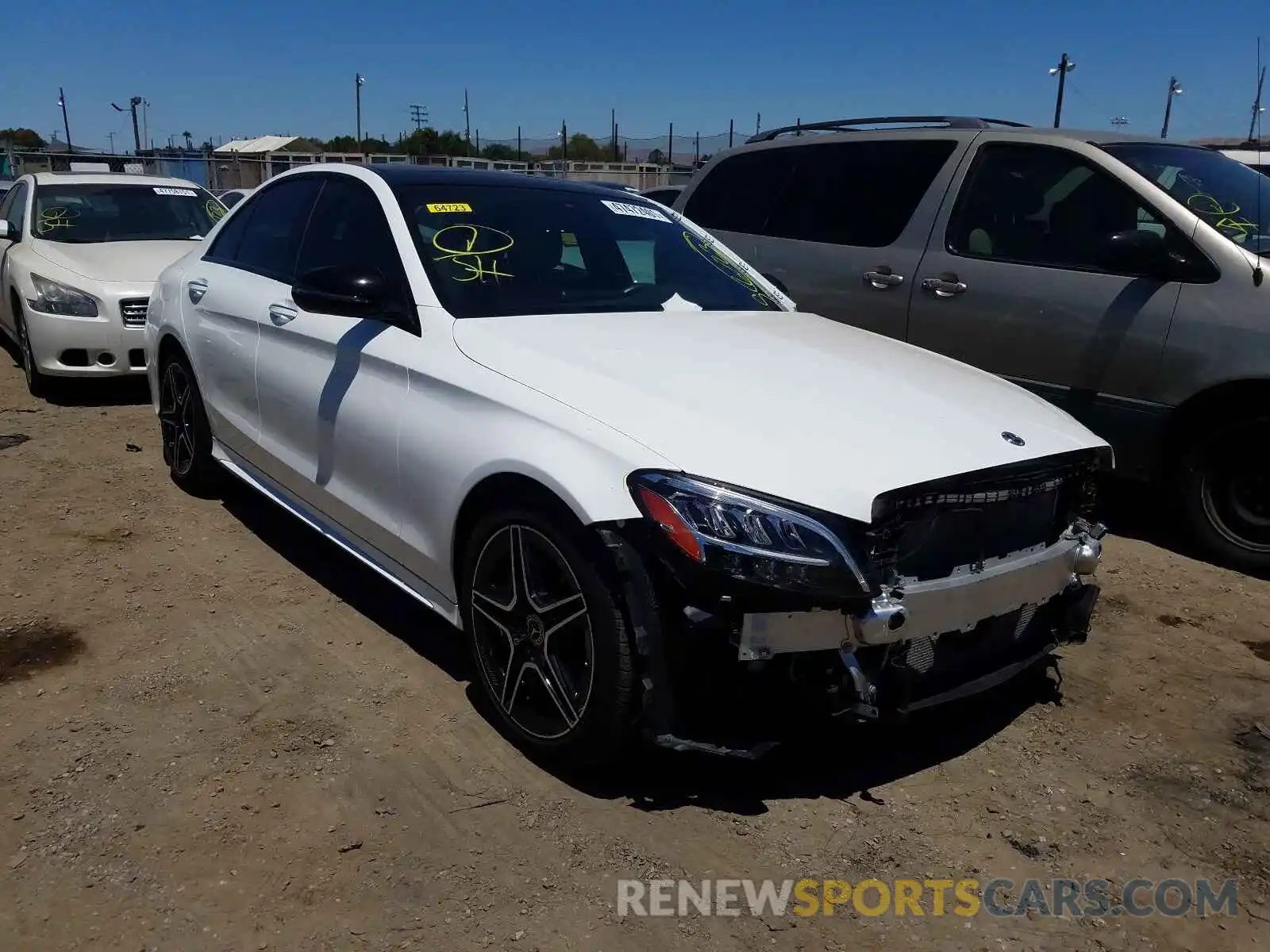 1 Photograph of a damaged car 55SWF8DB6LU325923 MERCEDES-BENZ C-CLASS 2020