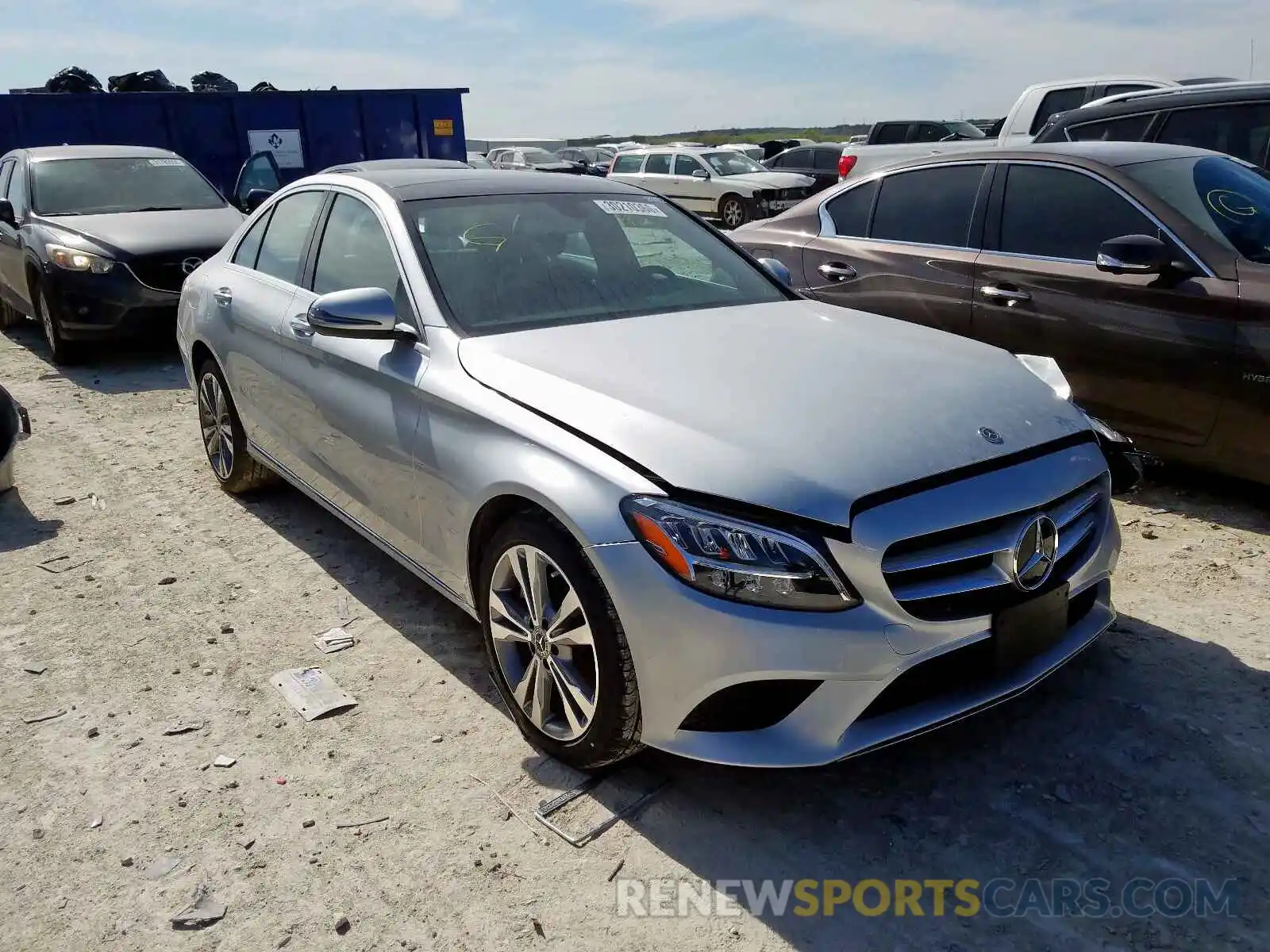 1 Photograph of a damaged car 55SWF8DB6LU327431 MERCEDES-BENZ C CLASS 2020