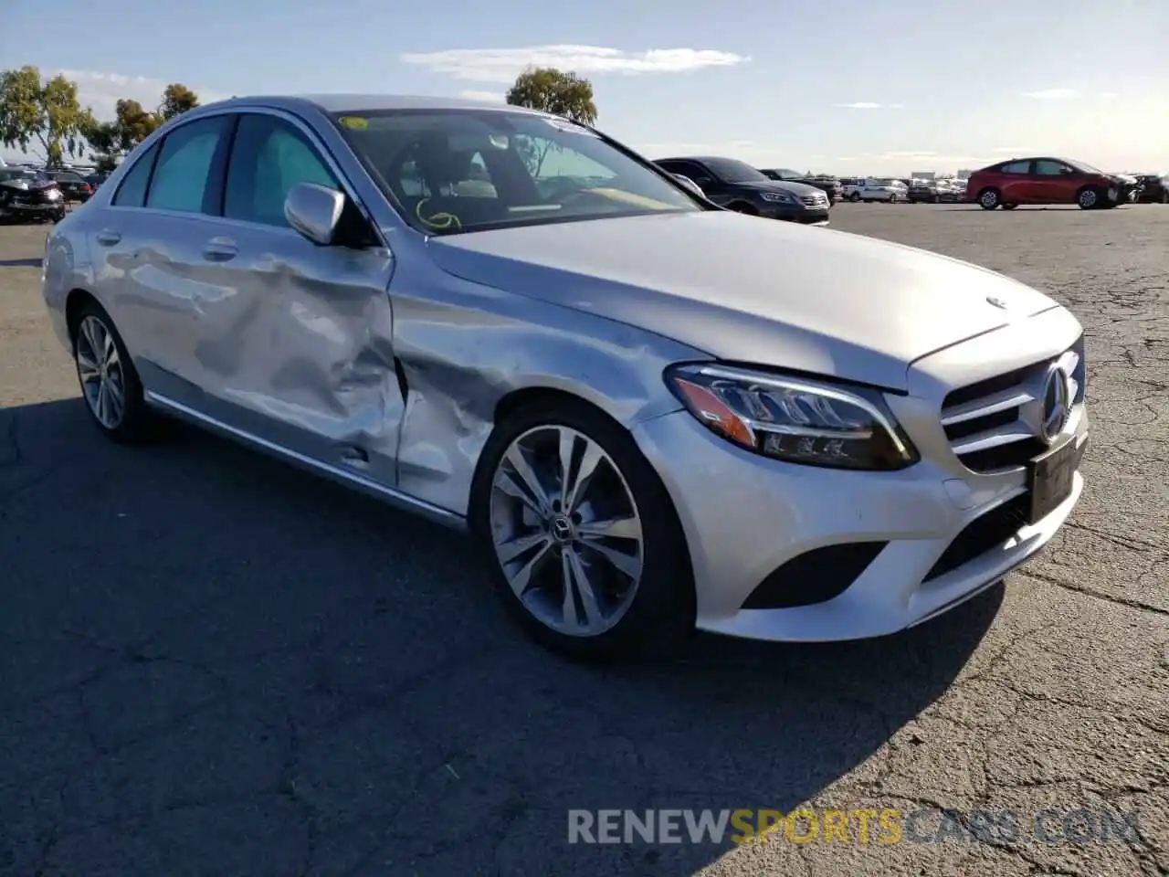 1 Photograph of a damaged car 55SWF8DB6LU327476 MERCEDES-BENZ C-CLASS 2020