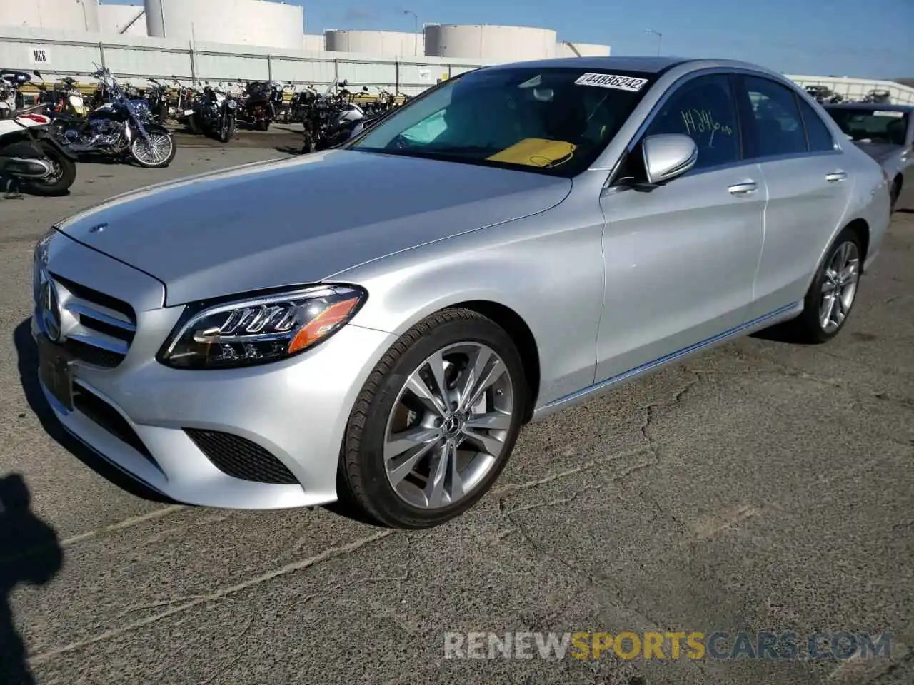 2 Photograph of a damaged car 55SWF8DB6LU327476 MERCEDES-BENZ C-CLASS 2020