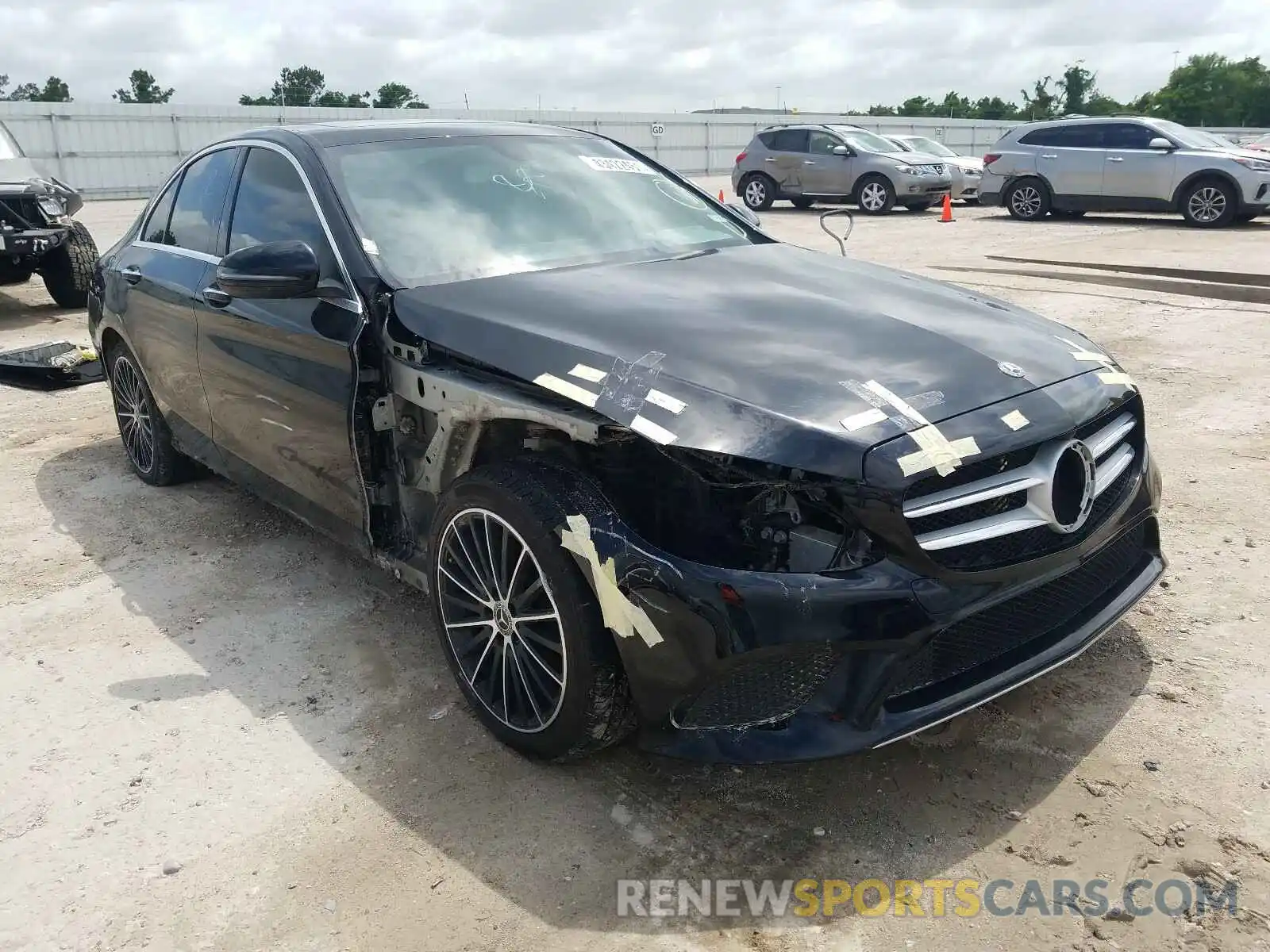 1 Photograph of a damaged car 55SWF8DB6LU328580 MERCEDES-BENZ C-CLASS 2020