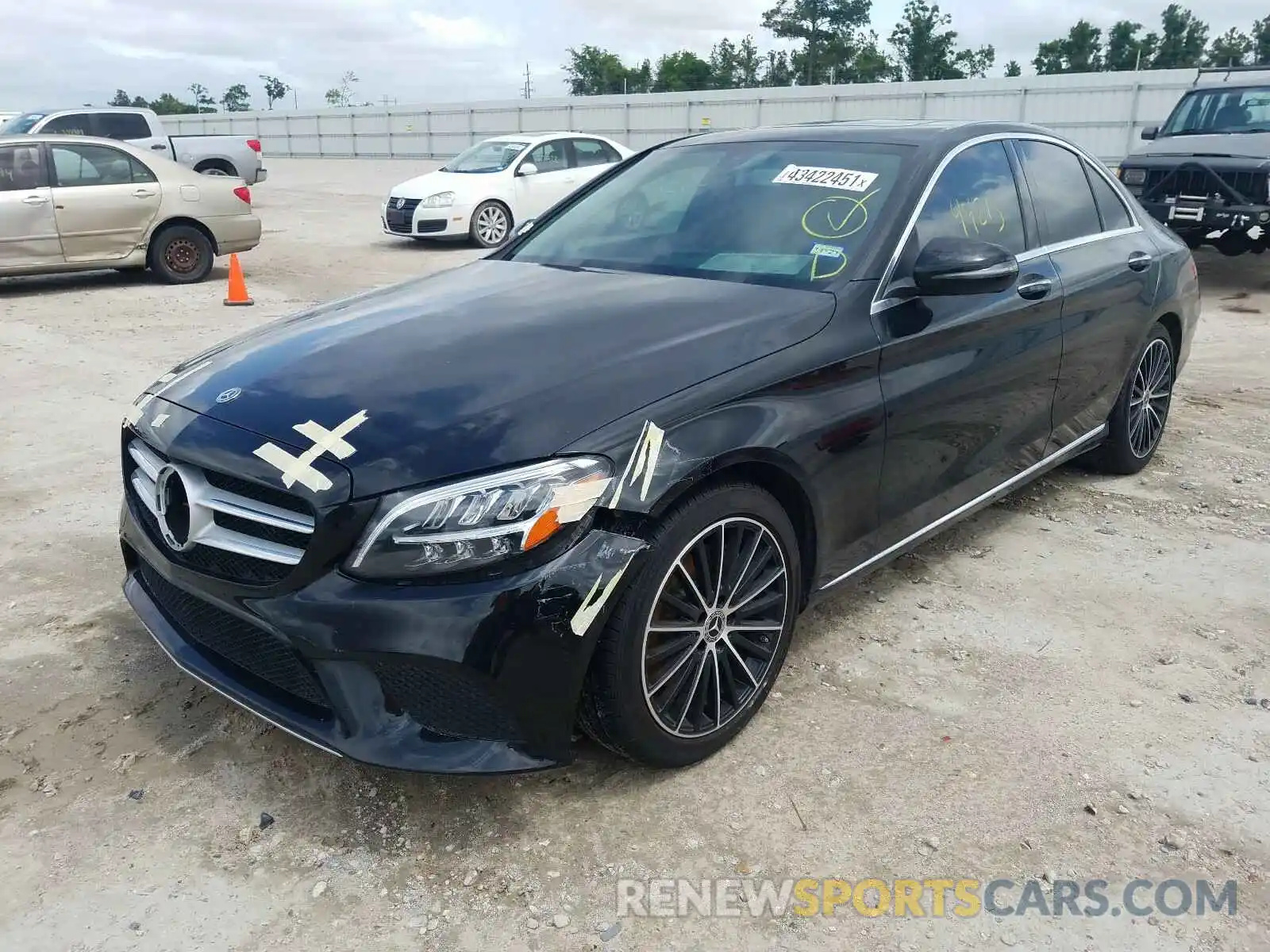 2 Photograph of a damaged car 55SWF8DB6LU328580 MERCEDES-BENZ C-CLASS 2020