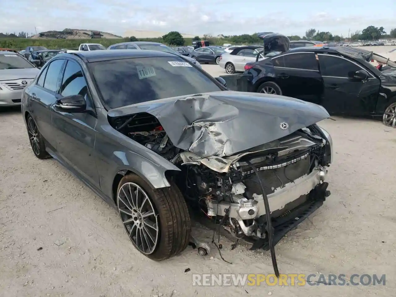 1 Photograph of a damaged car 55SWF8DB6LU329048 MERCEDES-BENZ C-CLASS 2020