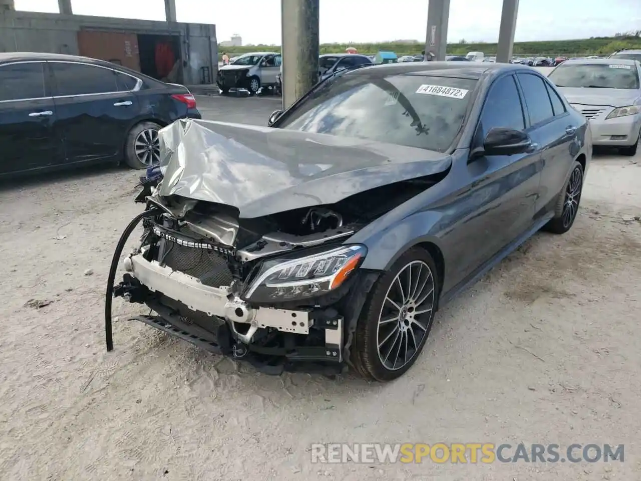 2 Photograph of a damaged car 55SWF8DB6LU329048 MERCEDES-BENZ C-CLASS 2020