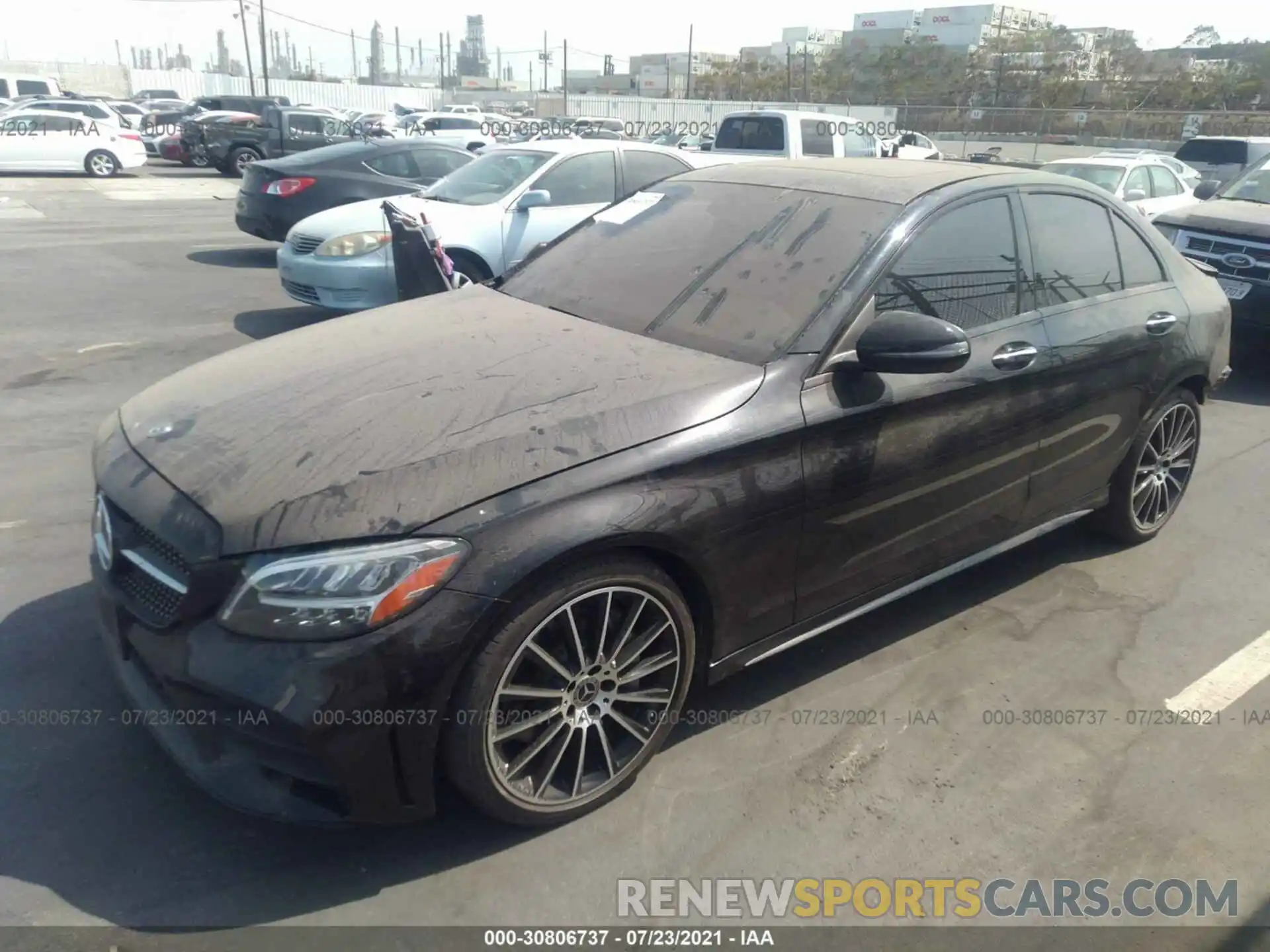 2 Photograph of a damaged car 55SWF8DB7LU324568 MERCEDES-BENZ C-CLASS 2020