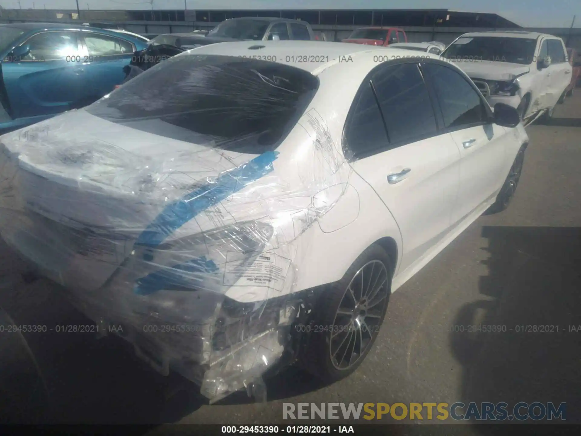 4 Photograph of a damaged car 55SWF8DB7LU325770 MERCEDES-BENZ C-CLASS 2020