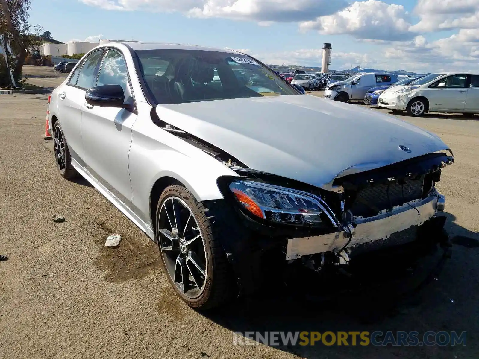 1 Photograph of a damaged car 55SWF8DB7LU326062 MERCEDES-BENZ C CLASS 2020