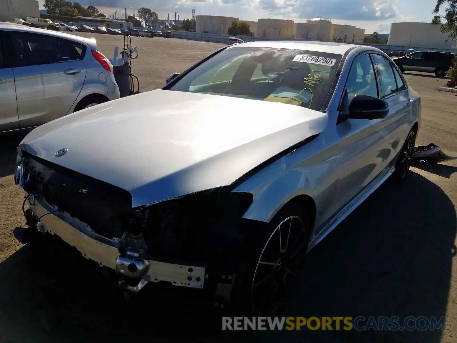 2 Photograph of a damaged car 55SWF8DB7LU326062 MERCEDES-BENZ C CLASS 2020