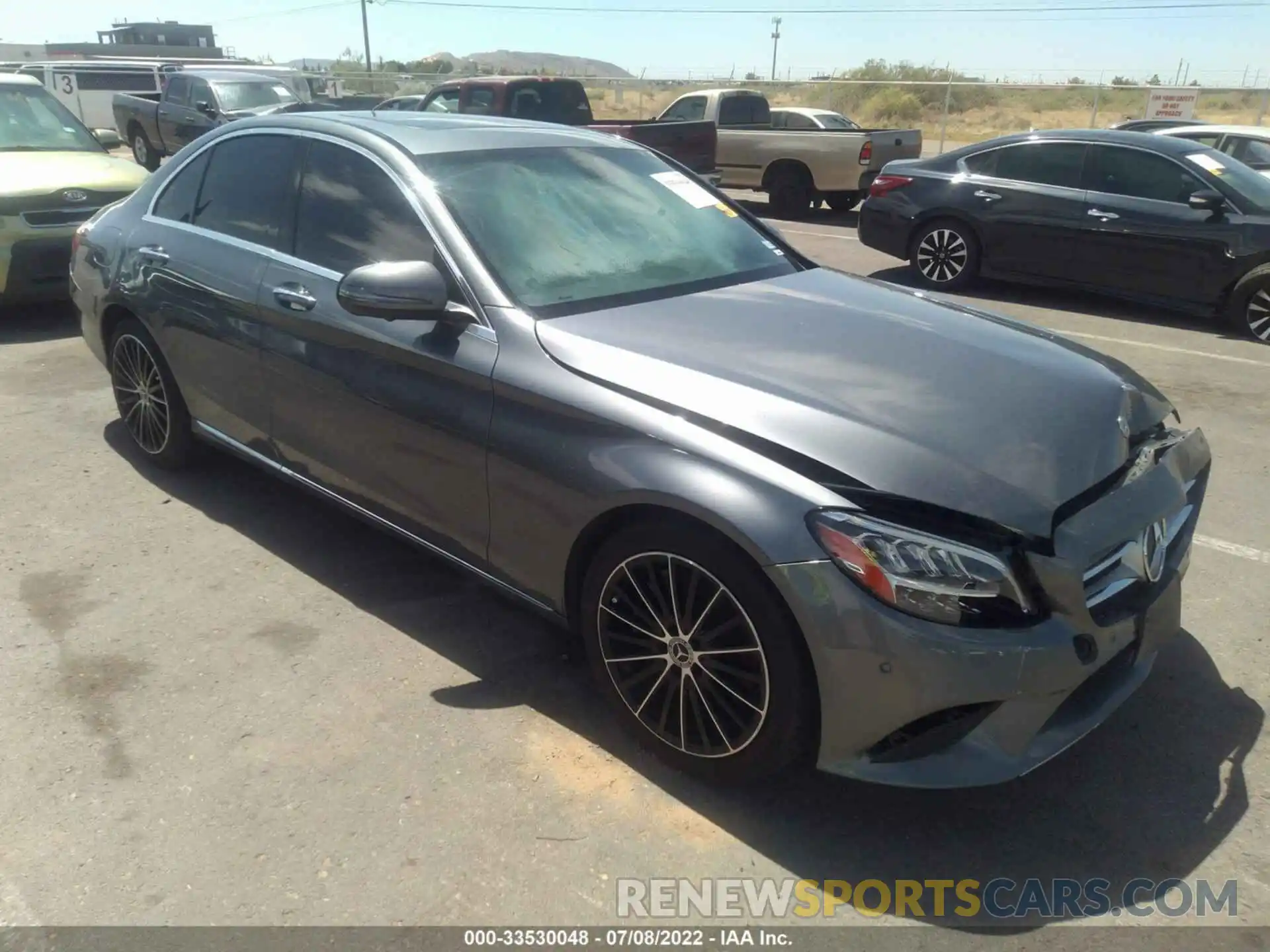 1 Photograph of a damaged car 55SWF8DB7LU328491 MERCEDES-BENZ C-CLASS 2020