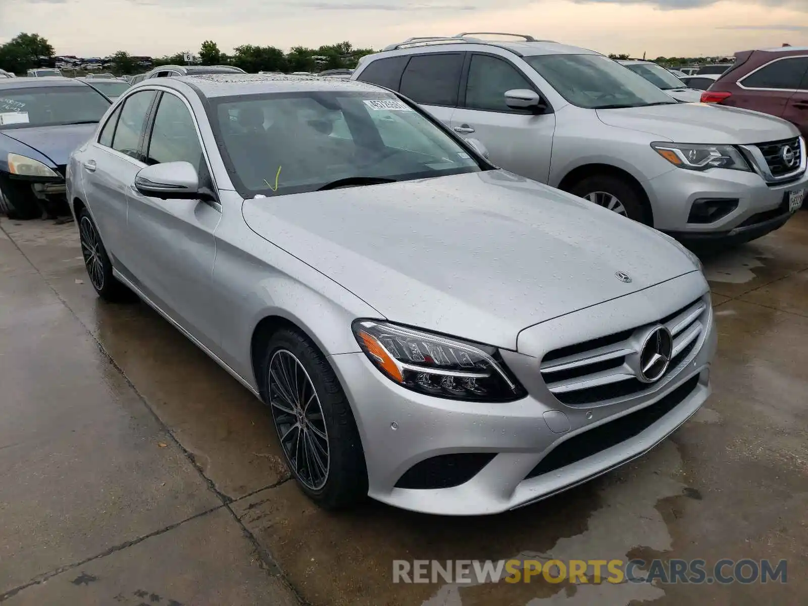 1 Photograph of a damaged car 55SWF8DB7LU333352 MERCEDES-BENZ C CLASS 2020