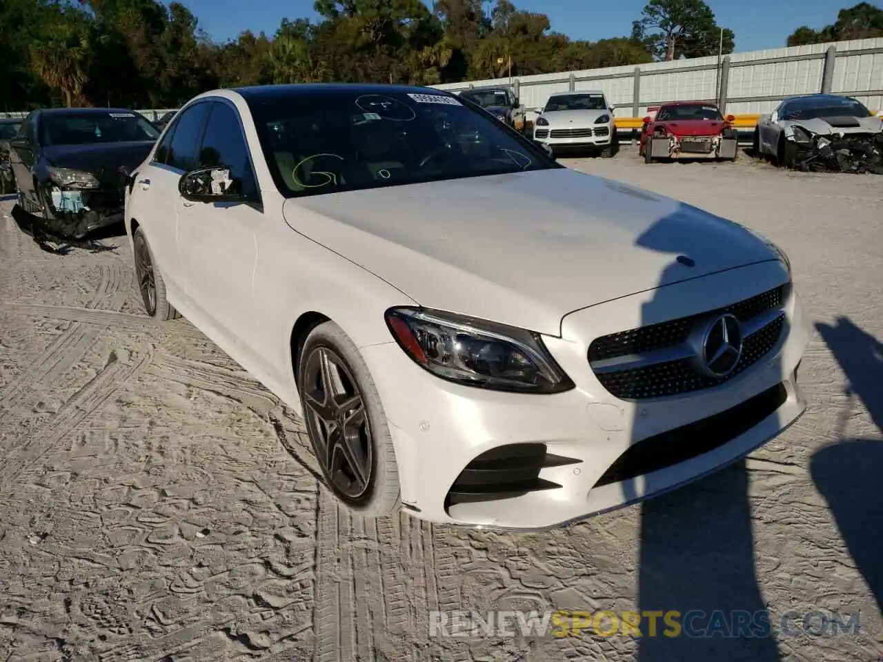 1 Photograph of a damaged car 55SWF8DB8LU324983 MERCEDES-BENZ C-CLASS 2020