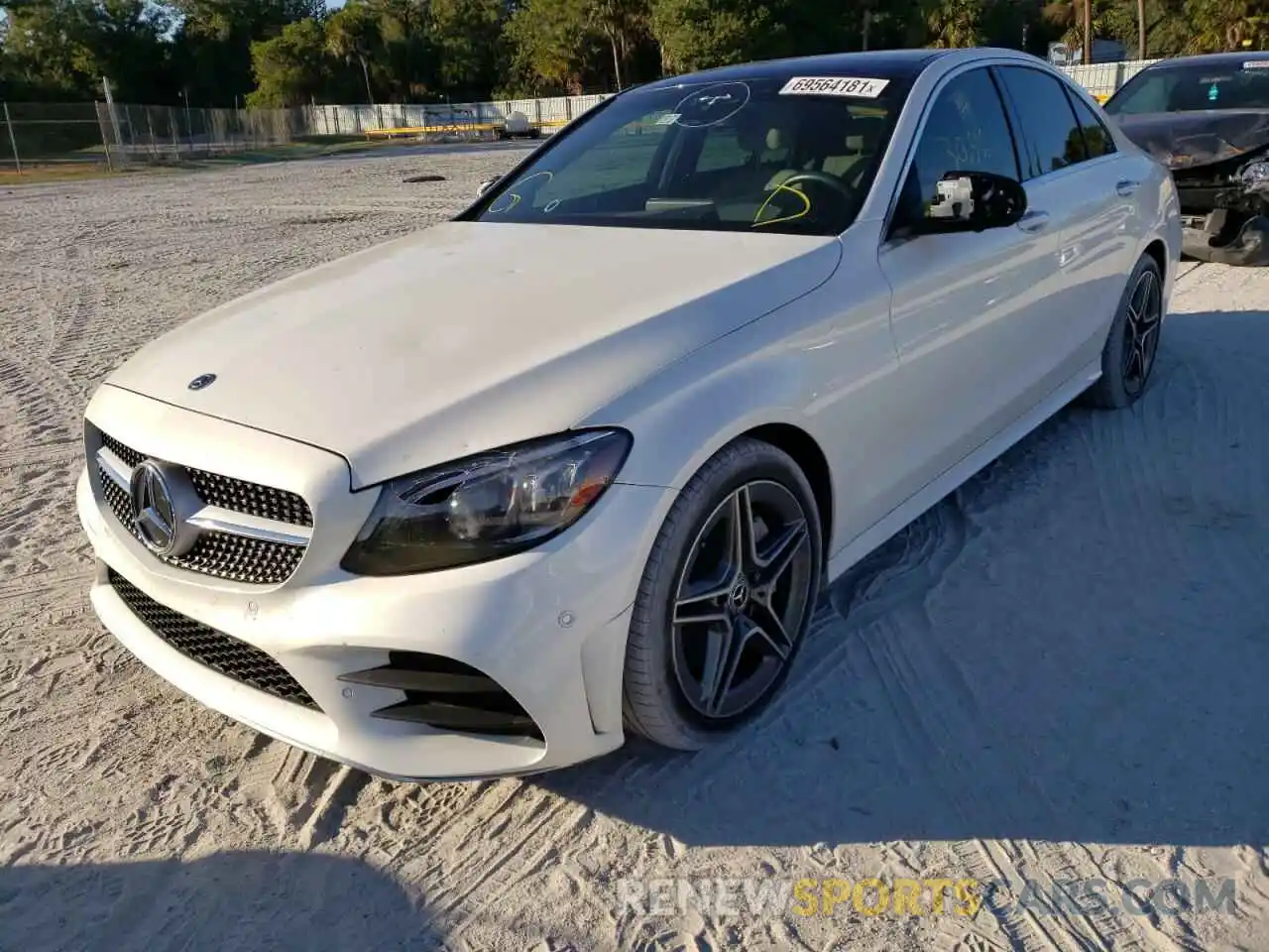 2 Photograph of a damaged car 55SWF8DB8LU324983 MERCEDES-BENZ C-CLASS 2020