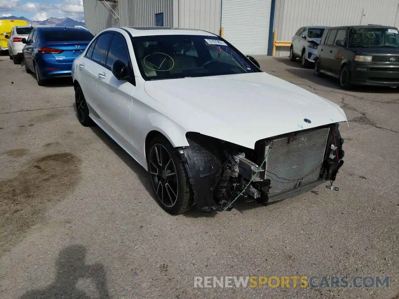 1 Photograph of a damaged car 55SWF8DB8LU330797 MERCEDES-BENZ C CLASS 2020