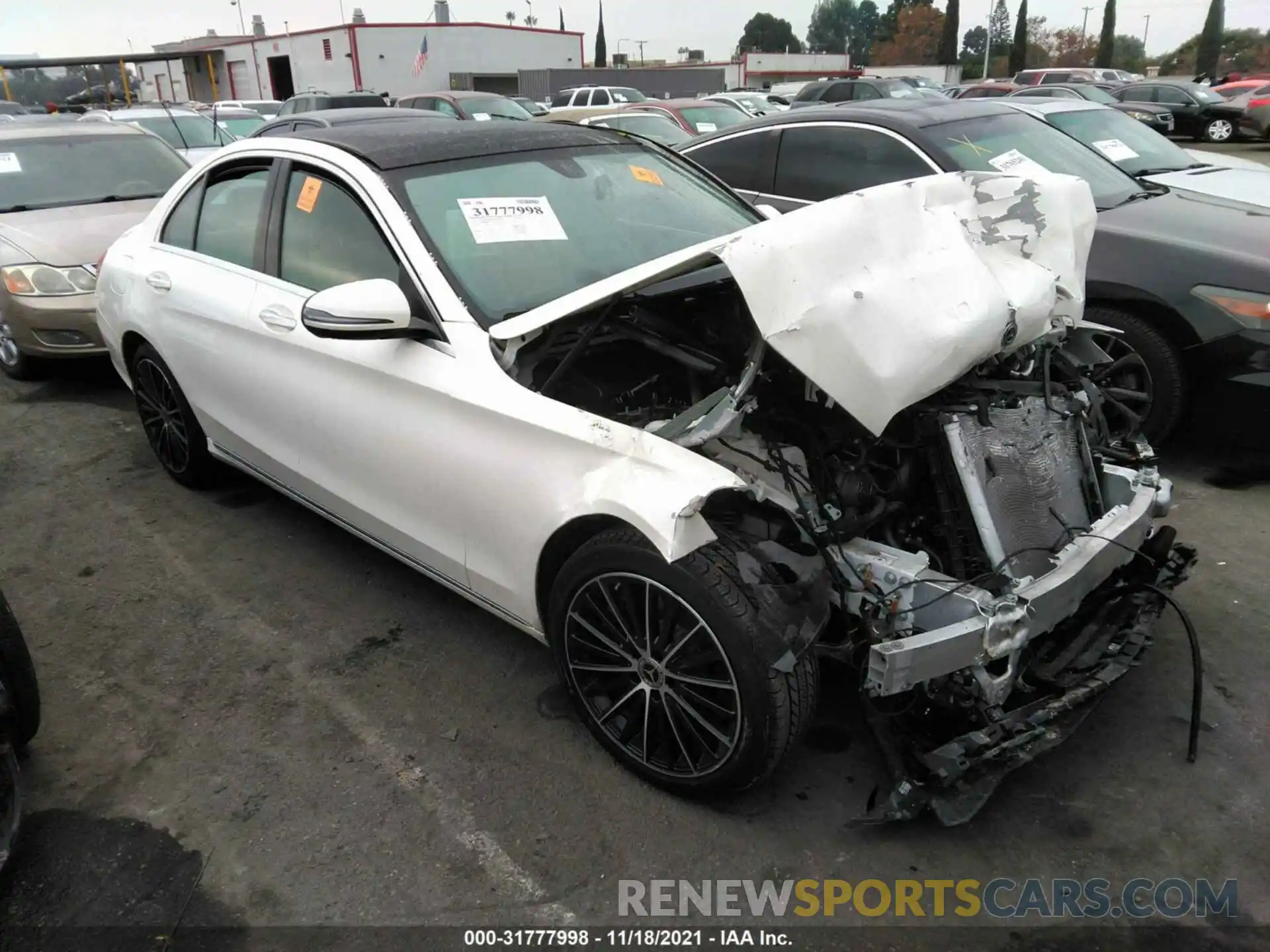 1 Photograph of a damaged car 55SWF8DB9LU323423 MERCEDES-BENZ C-CLASS 2020