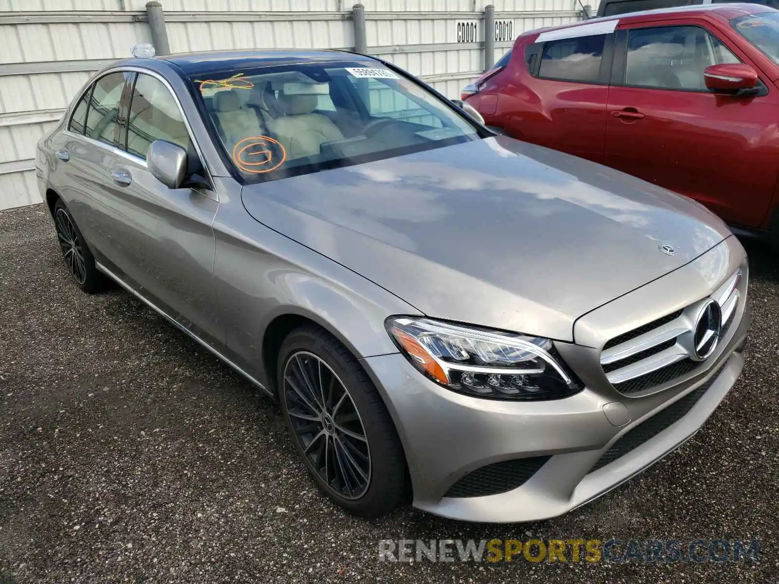 1 Photograph of a damaged car 55SWF8DB9LU323759 MERCEDES-BENZ C CLASS 2020