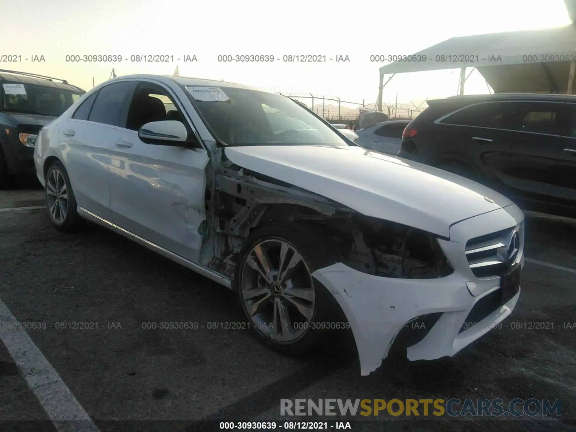 1 Photograph of a damaged car 55SWF8DB9LU324054 MERCEDES-BENZ C-CLASS 2020