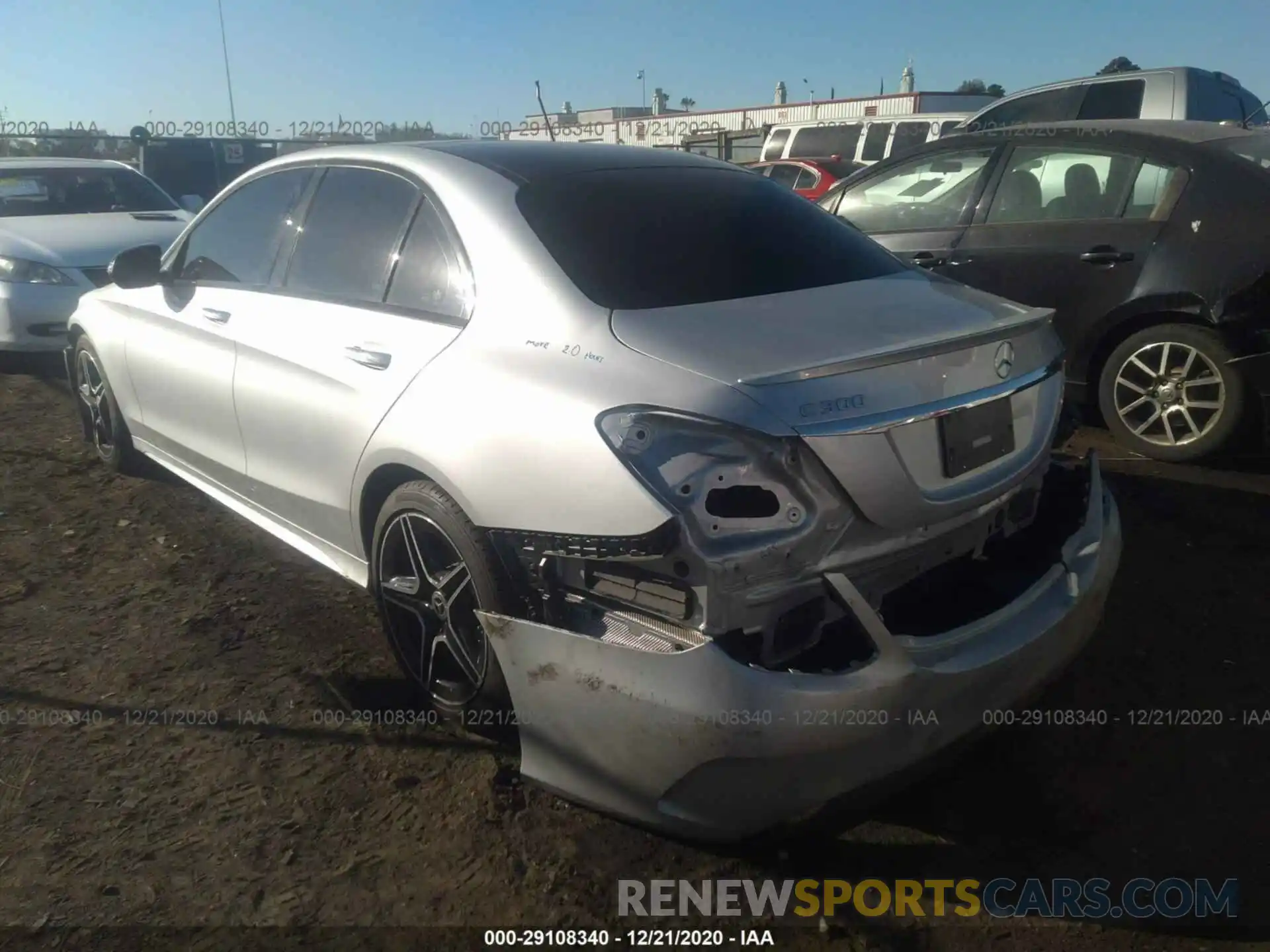 6 Photograph of a damaged car 55SWF8DB9LU326855 MERCEDES-BENZ C-CLASS 2020