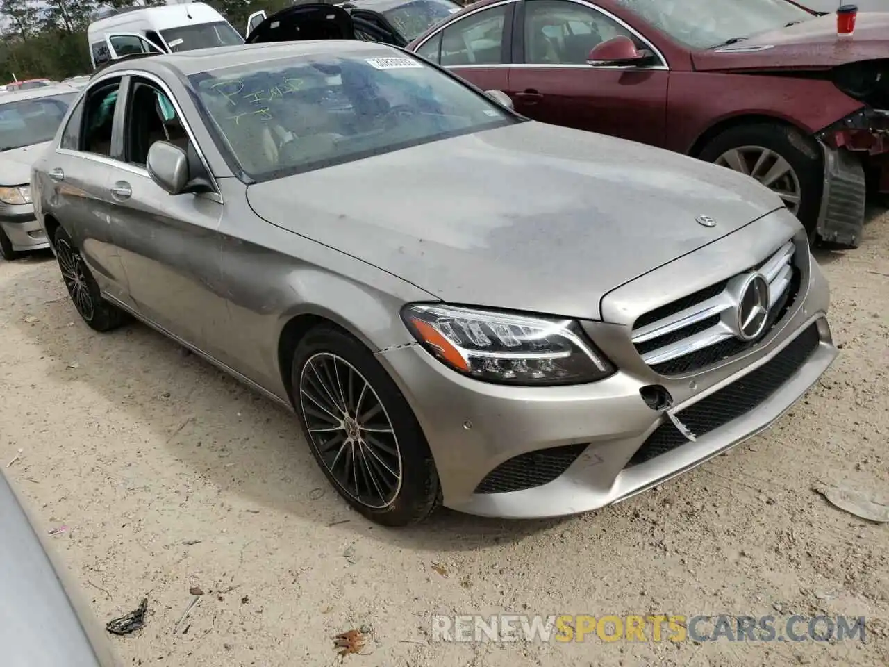 1 Photograph of a damaged car 55SWF8DB9LU327164 MERCEDES-BENZ C-CLASS 2020