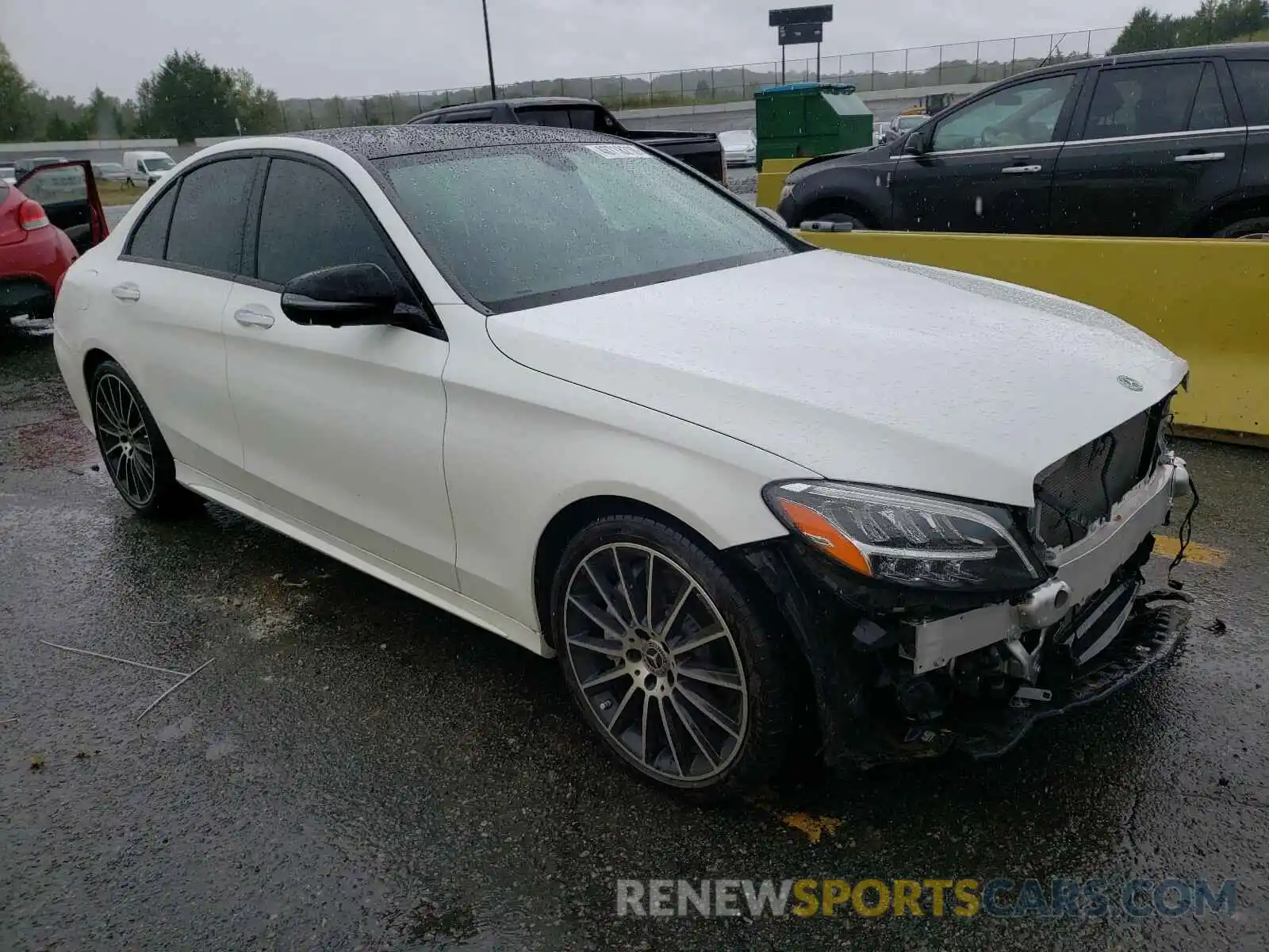 1 Photograph of a damaged car 55SWF8DBXLU323947 MERCEDES-BENZ C CLASS 2020