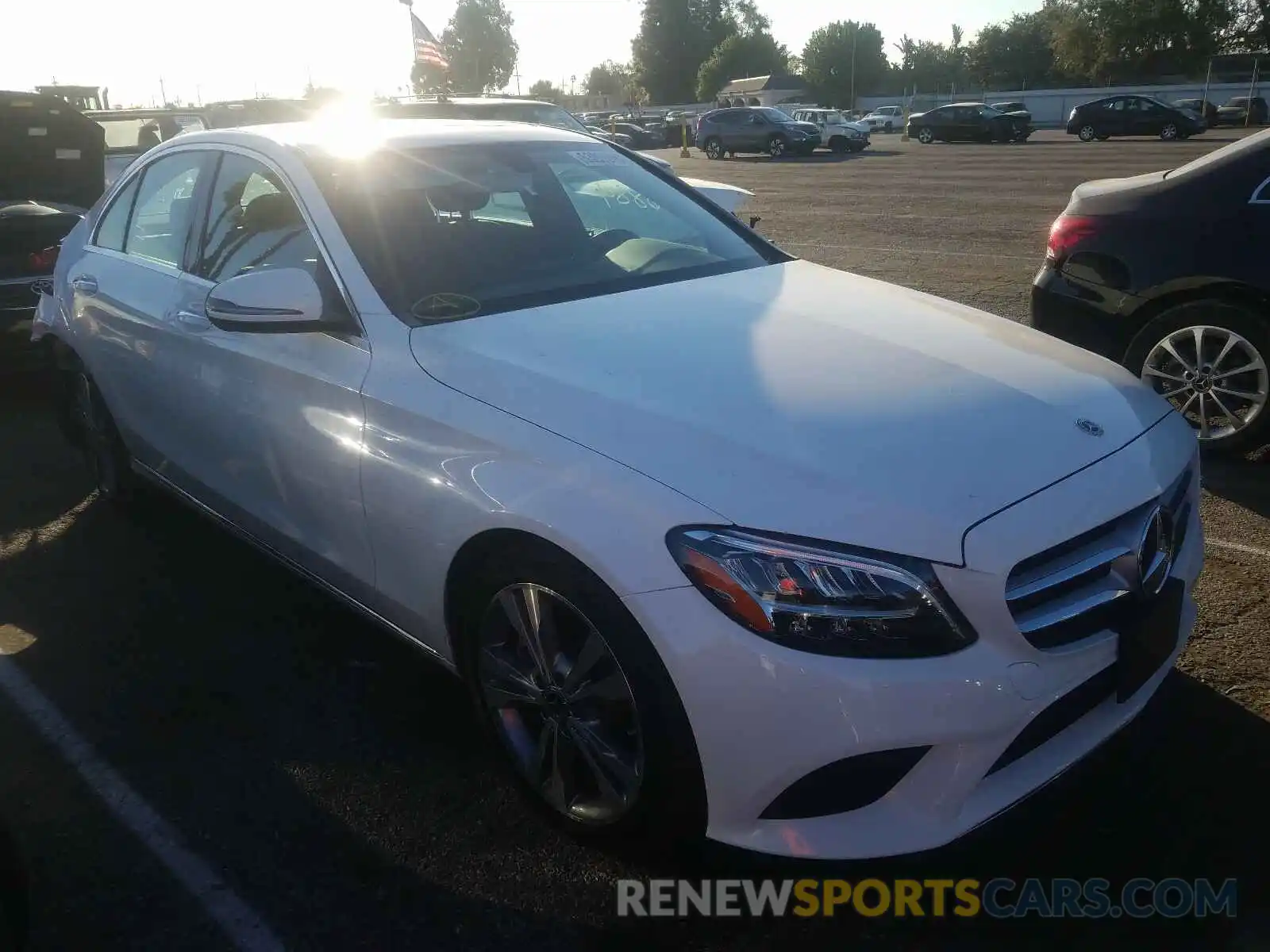 1 Photograph of a damaged car 55SWF8DBXLU323950 MERCEDES-BENZ C CLASS 2020