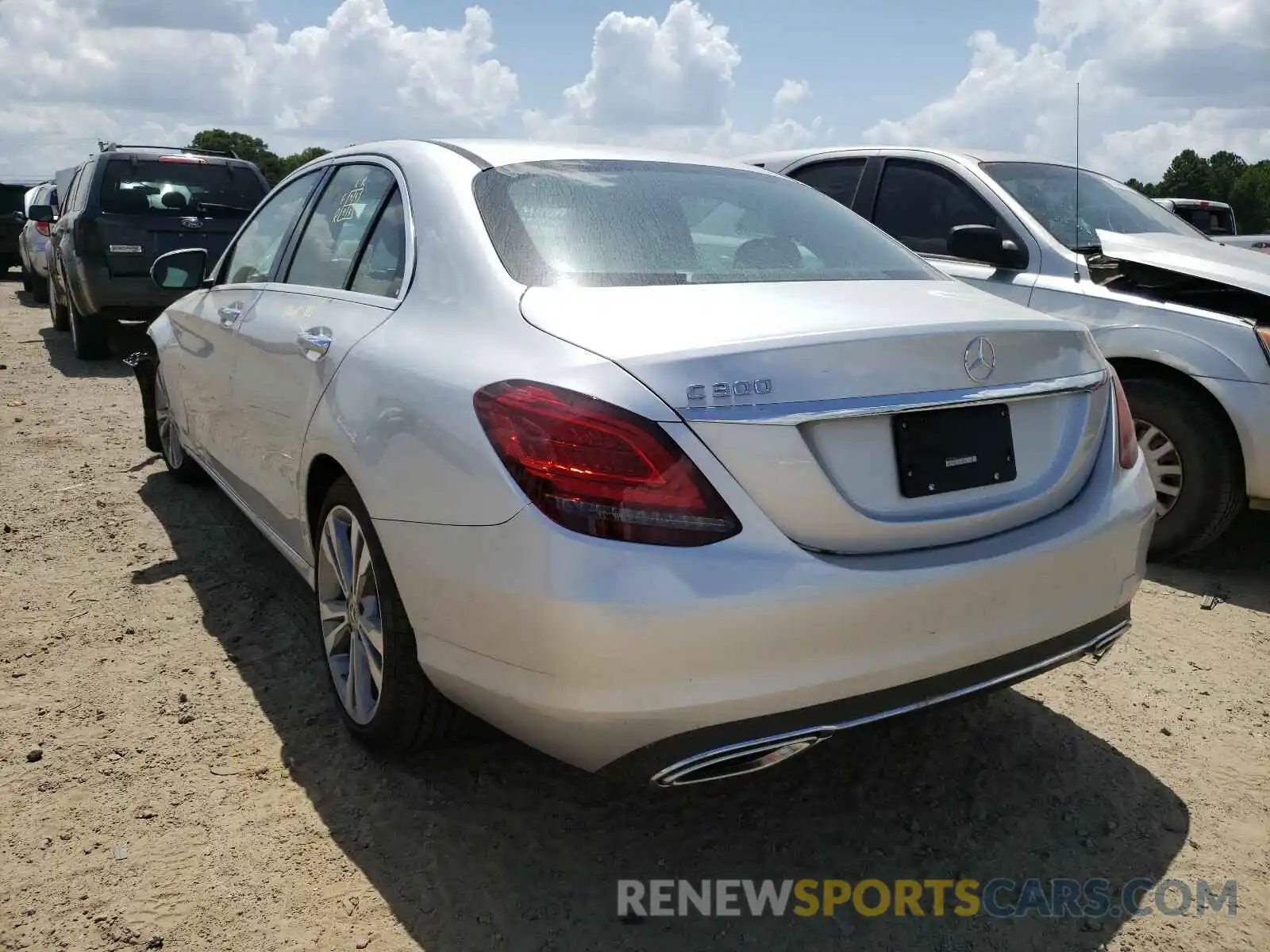 3 Photograph of a damaged car 55SWF8DBXLU324743 MERCEDES-BENZ C CLASS 2020