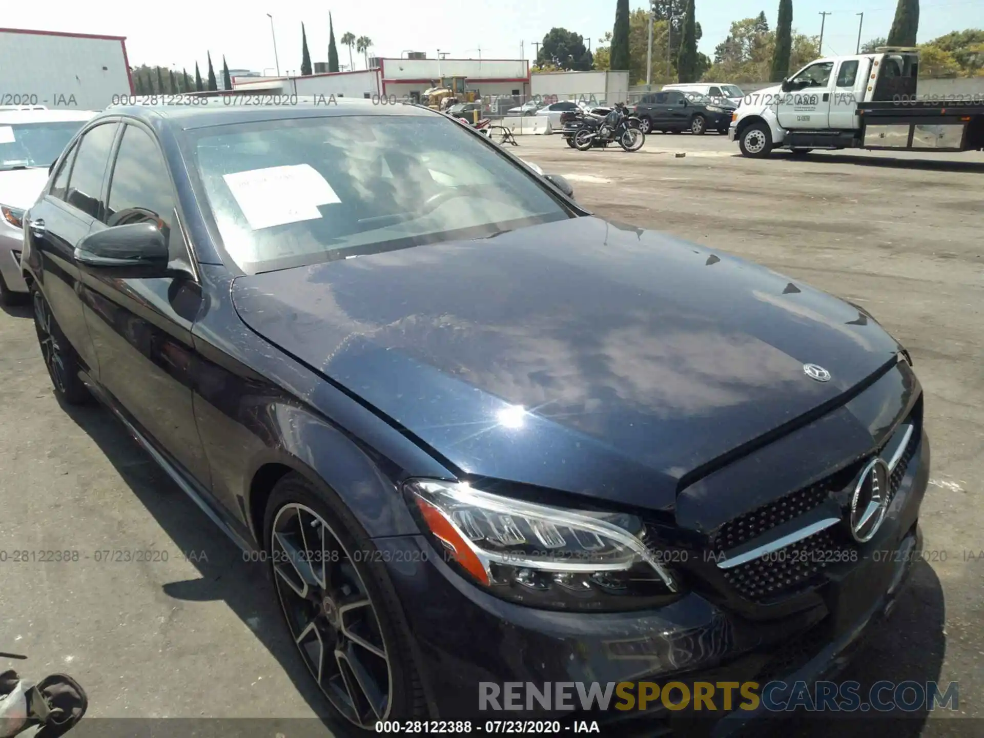 1 Photograph of a damaged car 55SWF8DBXLU325794 MERCEDES-BENZ C-CLASS 2020