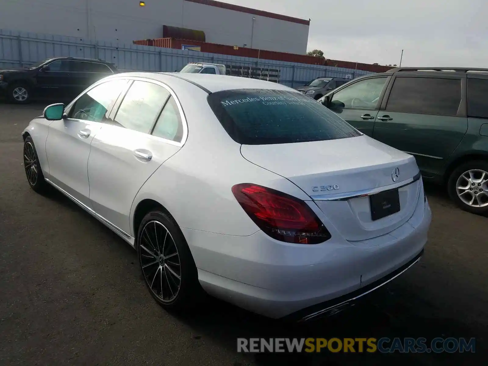 3 Photograph of a damaged car 55SWF8DBXLU325844 MERCEDES-BENZ C CLASS 2020