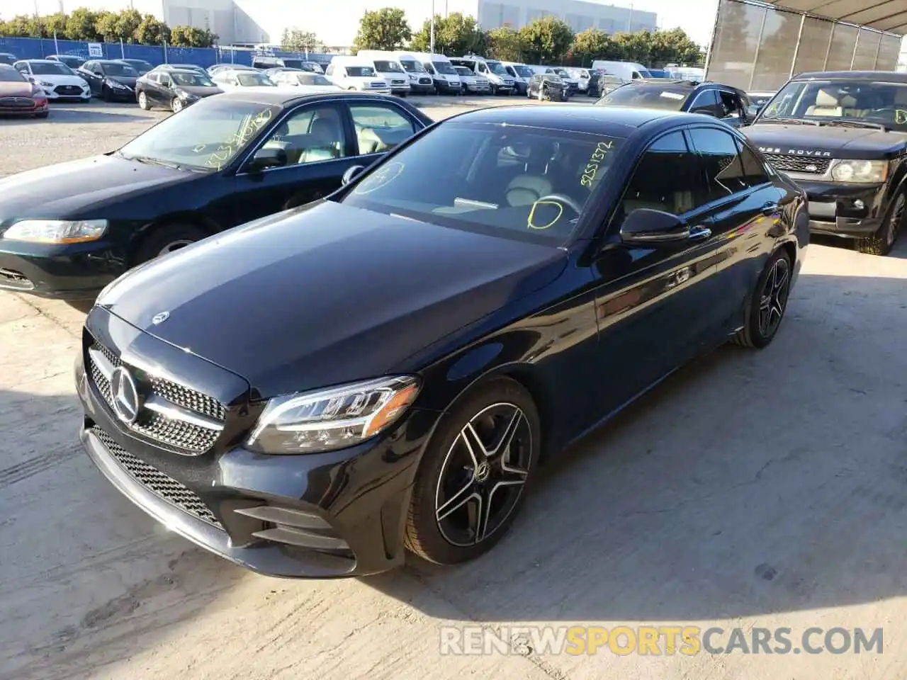 2 Photograph of a damaged car 55SWF8DBXLU327612 MERCEDES-BENZ C-CLASS 2020