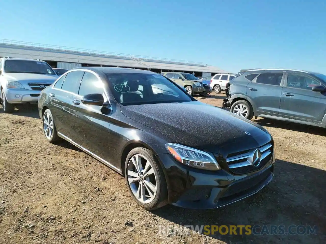 1 Photograph of a damaged car 55SWF8DBXLU327755 MERCEDES-BENZ C-CLASS 2020