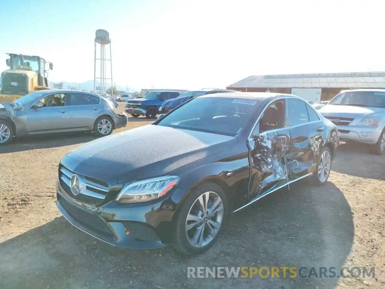 2 Photograph of a damaged car 55SWF8DBXLU327755 MERCEDES-BENZ C-CLASS 2020