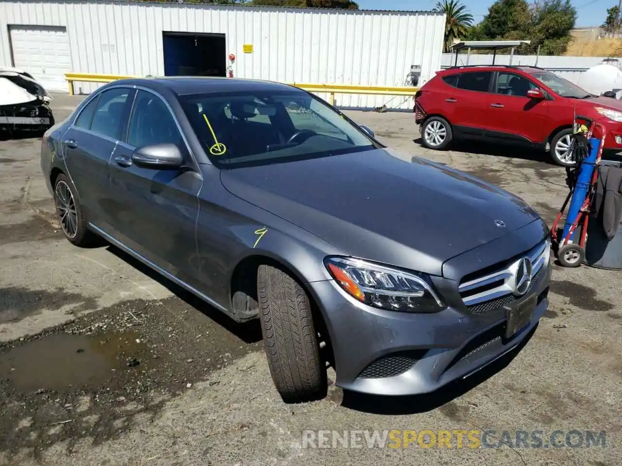 1 Photograph of a damaged car 55SWF8DBXLU328985 MERCEDES-BENZ C-CLASS 2020