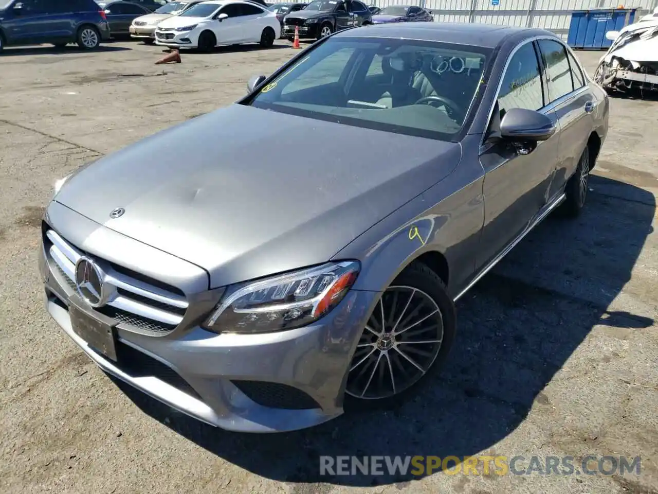 2 Photograph of a damaged car 55SWF8DBXLU328985 MERCEDES-BENZ C-CLASS 2020