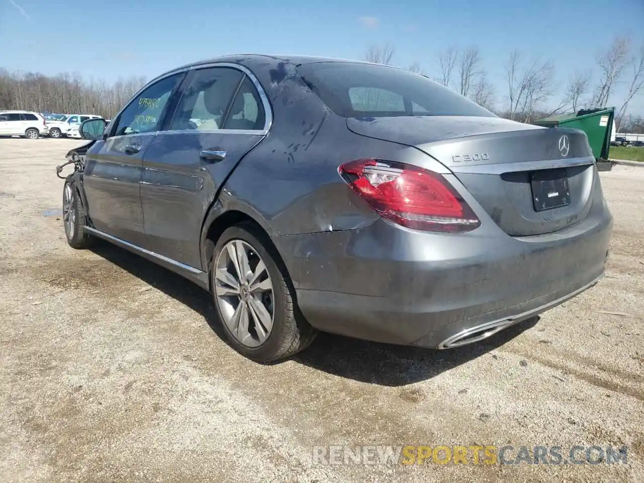 3 Photograph of a damaged car 55SWF8EB0LU324569 MERCEDES-BENZ C-CLASS 2020