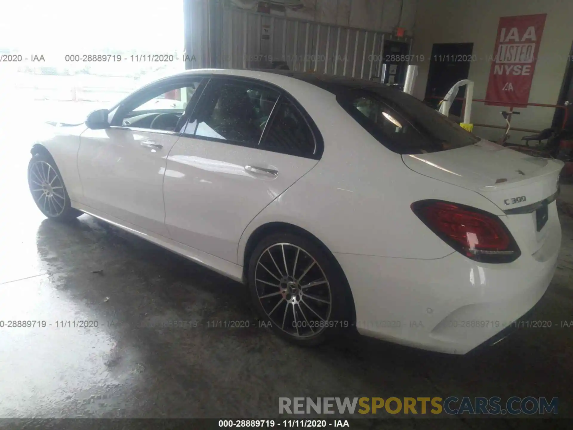 3 Photograph of a damaged car 55SWF8EB0LU327648 MERCEDES-BENZ C-CLASS 2020