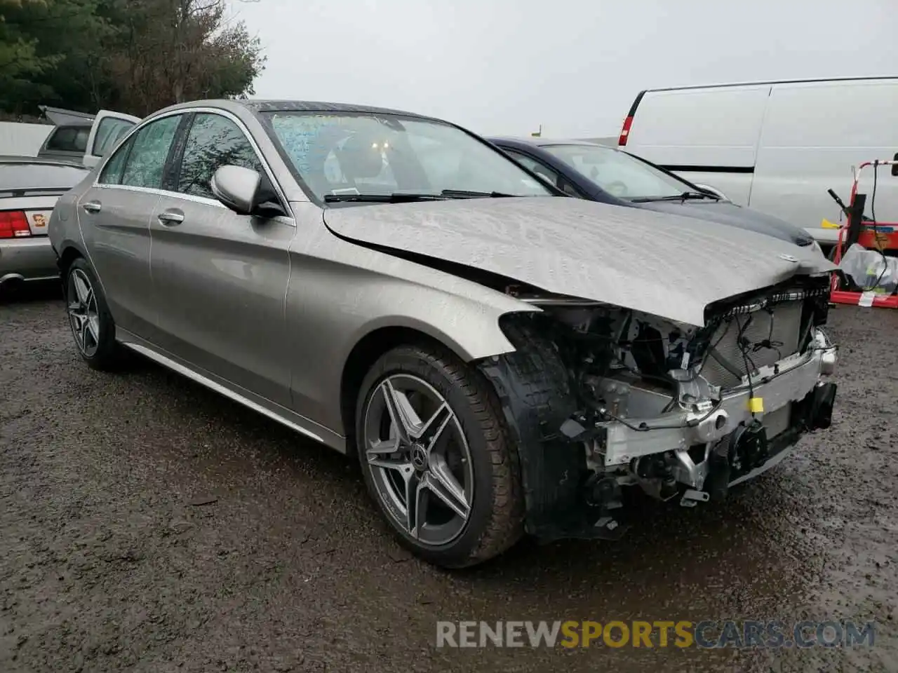 1 Photograph of a damaged car 55SWF8EB0LU327830 MERCEDES-BENZ C-CLASS 2020