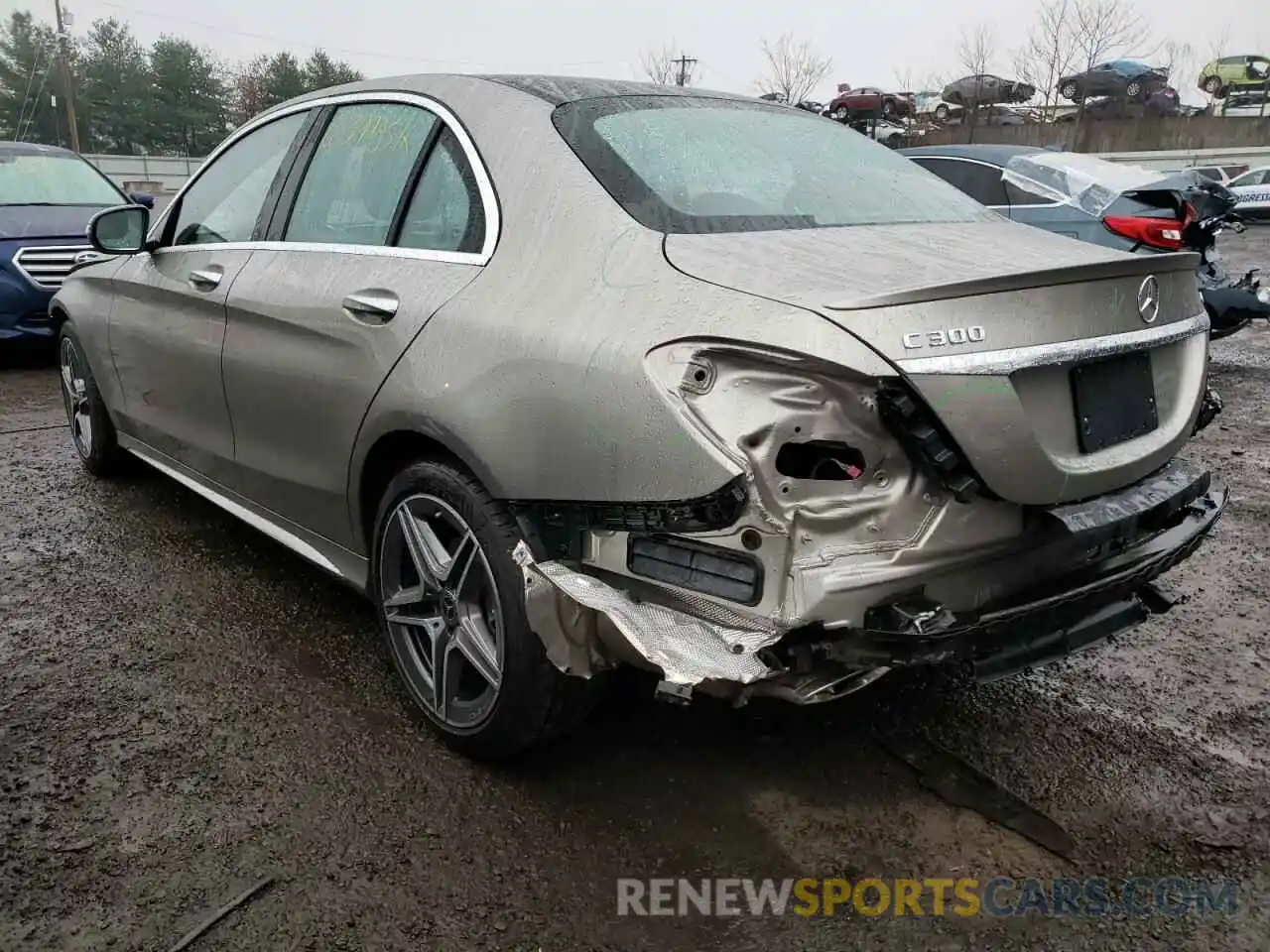 3 Photograph of a damaged car 55SWF8EB0LU327830 MERCEDES-BENZ C-CLASS 2020