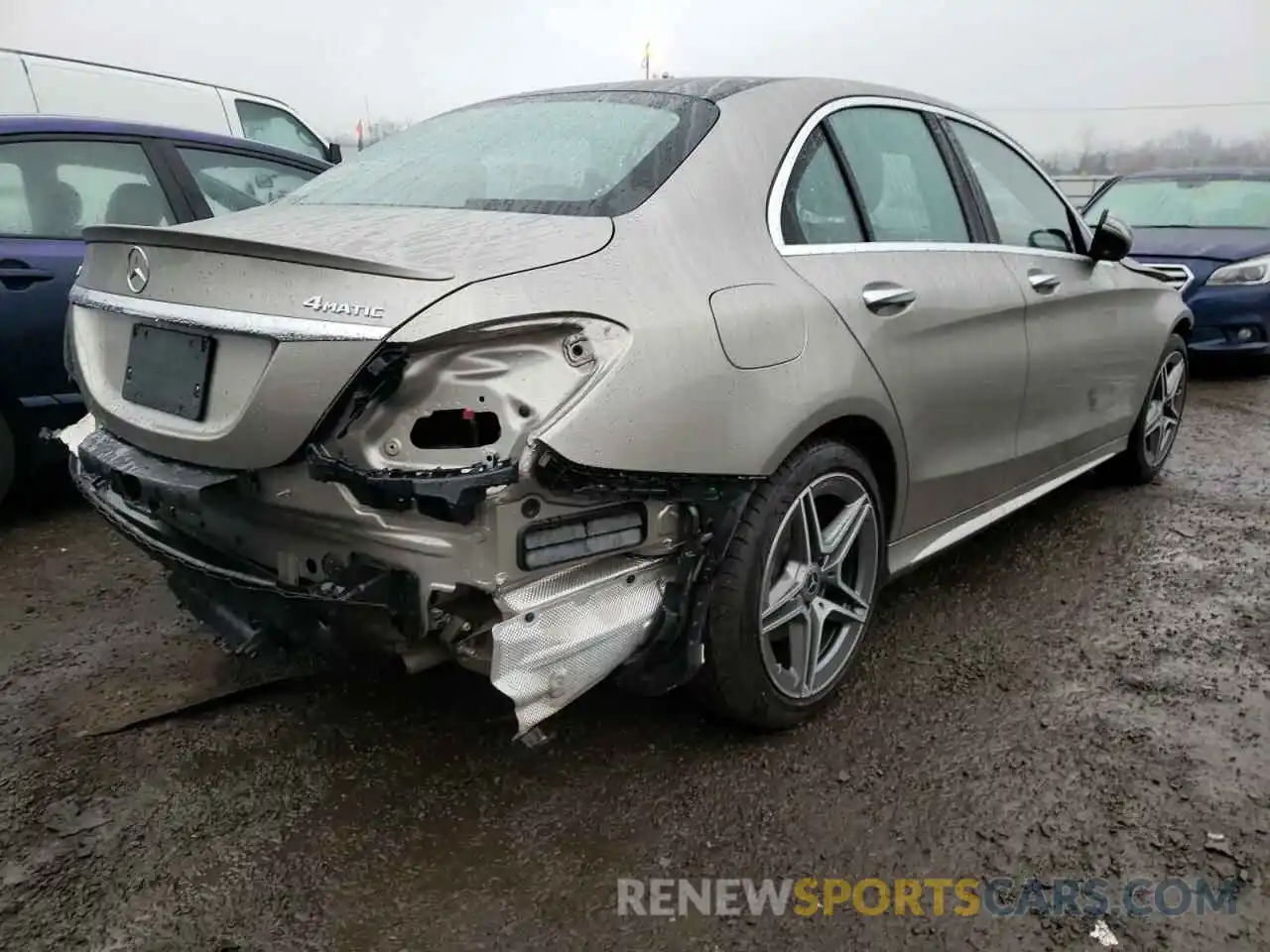 4 Photograph of a damaged car 55SWF8EB0LU327830 MERCEDES-BENZ C-CLASS 2020