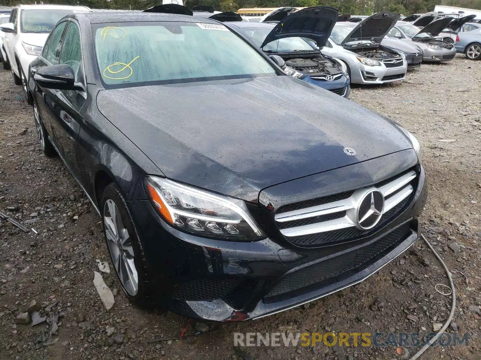 1 Photograph of a damaged car 55SWF8EB1LU325181 MERCEDES-BENZ C-CLASS 2020