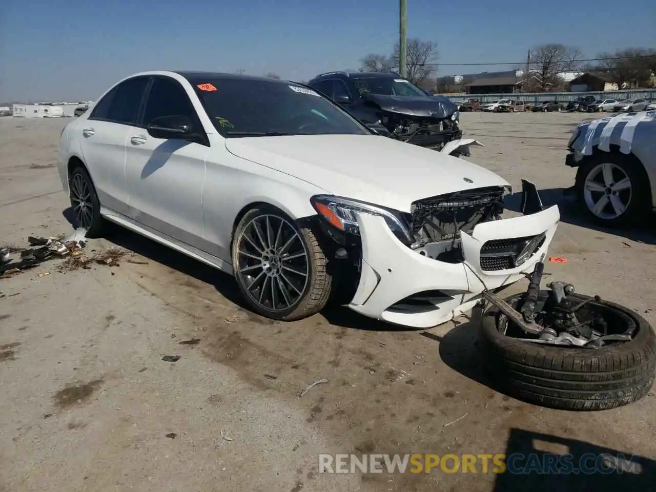 1 Photograph of a damaged car 55SWF8EB1LU325228 MERCEDES-BENZ C-CLASS 2020