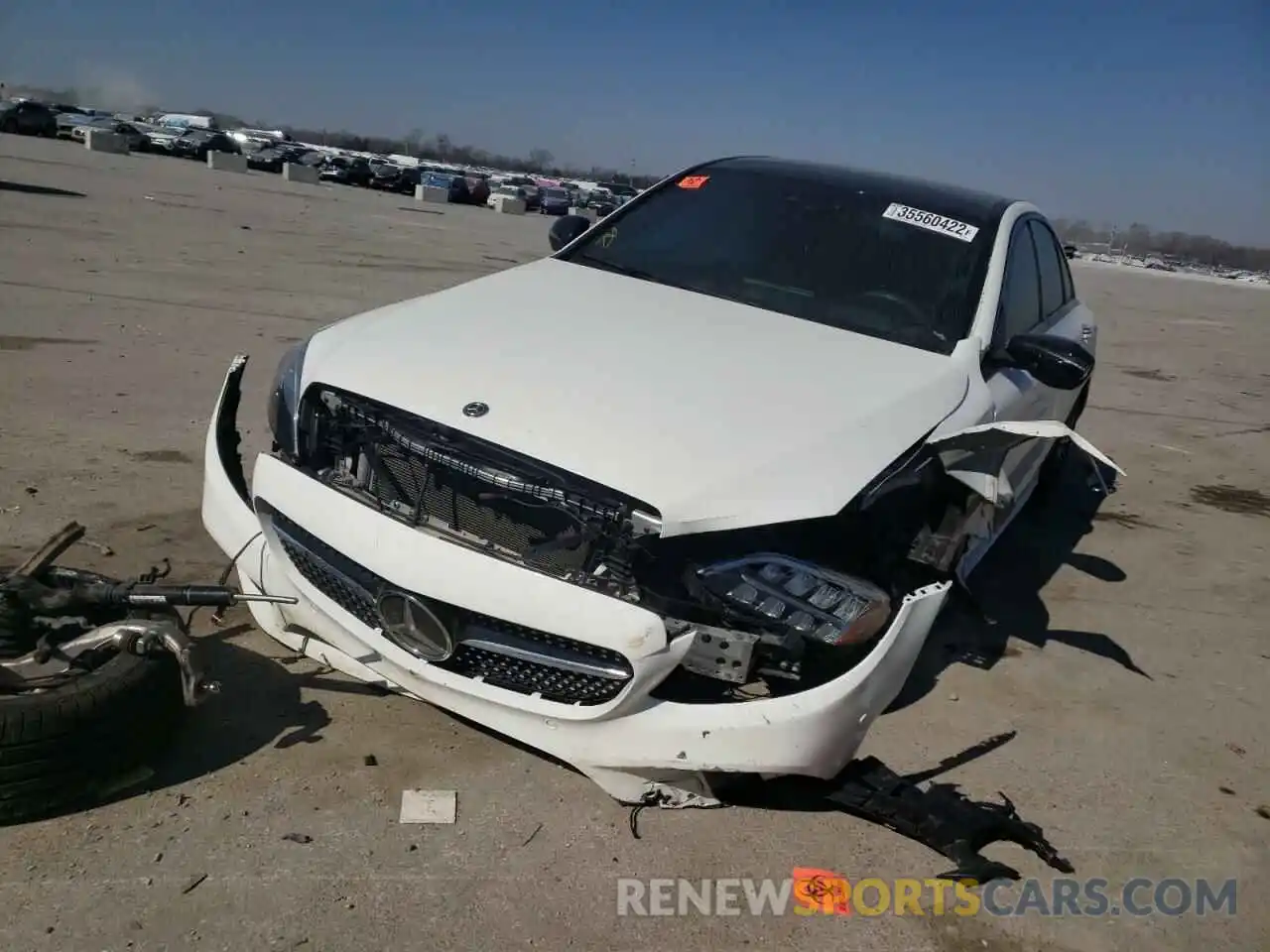 2 Photograph of a damaged car 55SWF8EB1LU325228 MERCEDES-BENZ C-CLASS 2020