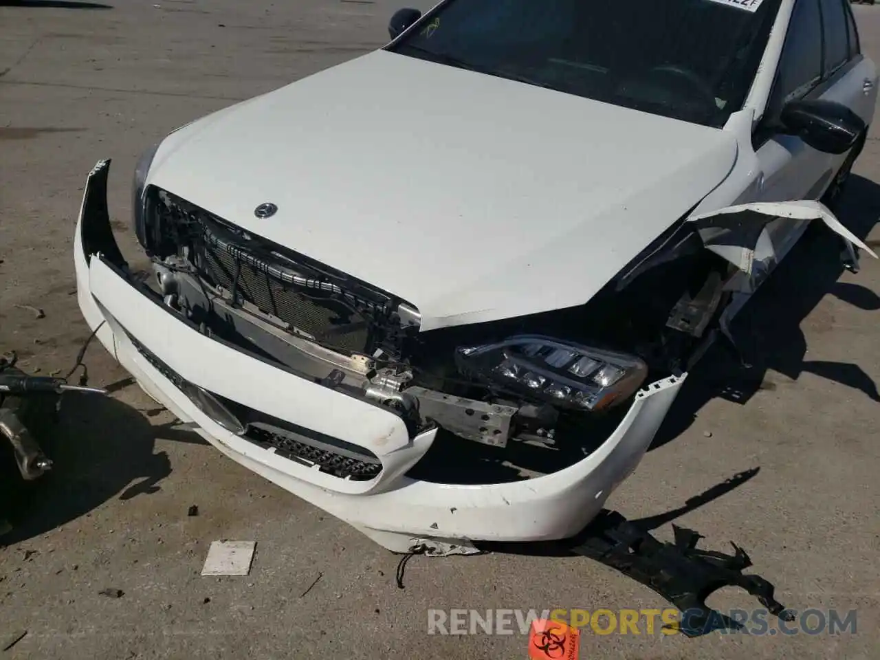 9 Photograph of a damaged car 55SWF8EB1LU325228 MERCEDES-BENZ C-CLASS 2020