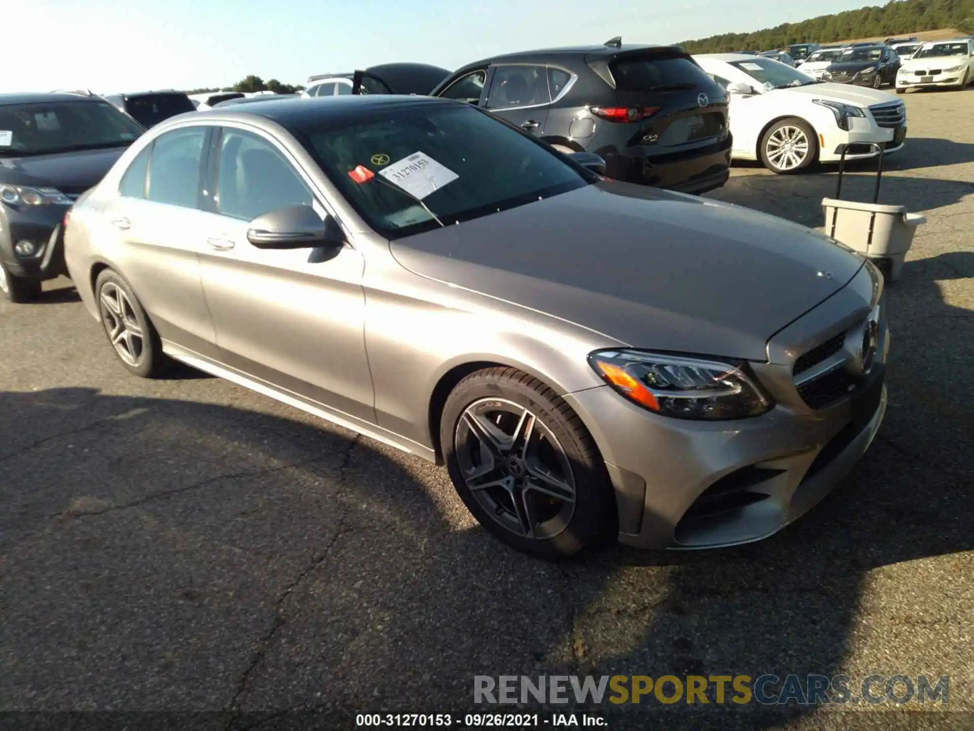 1 Photograph of a damaged car 55SWF8EB1LU326461 MERCEDES-BENZ C-CLASS 2020