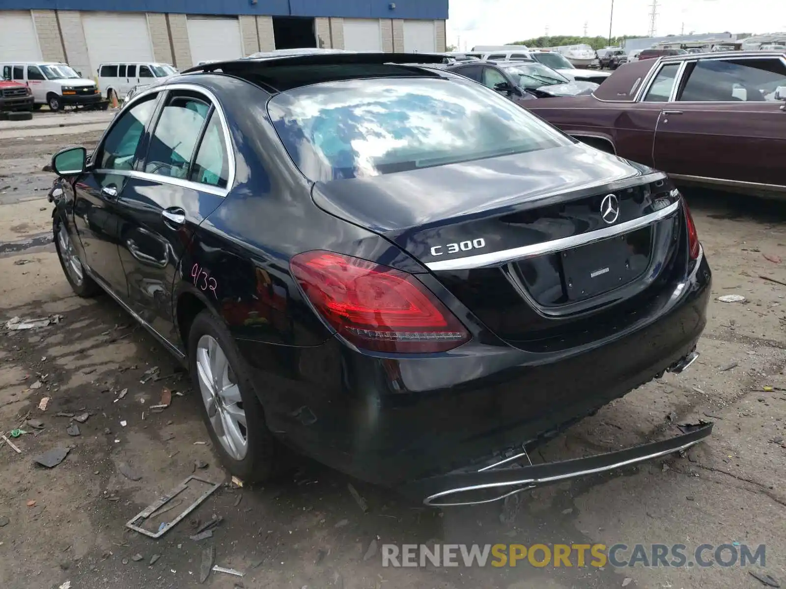 3 Photograph of a damaged car 55SWF8EB1LU327464 MERCEDES-BENZ C-CLASS 2020