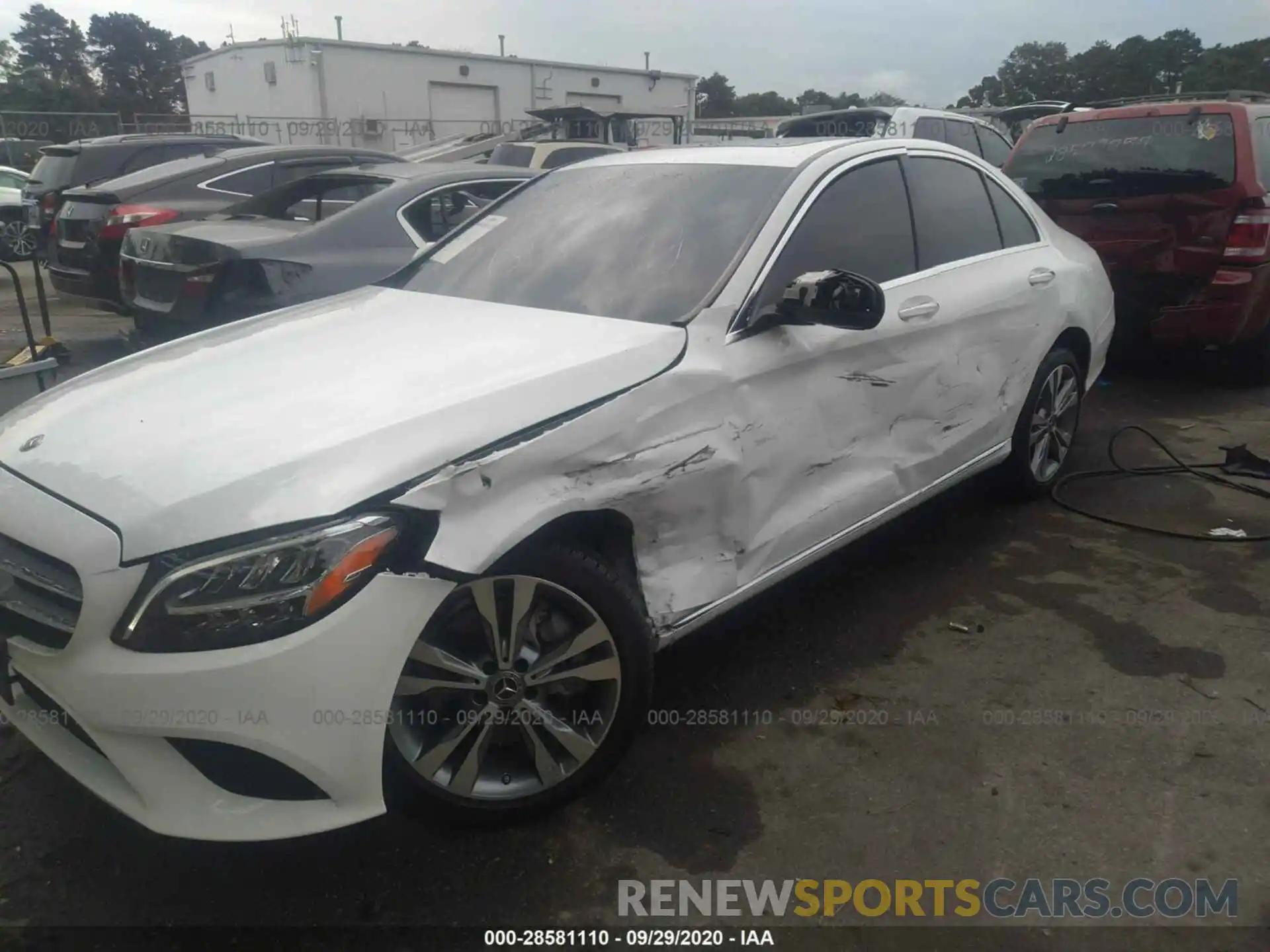 6 Photograph of a damaged car 55SWF8EB1LU327528 MERCEDES-BENZ C-CLASS 2020