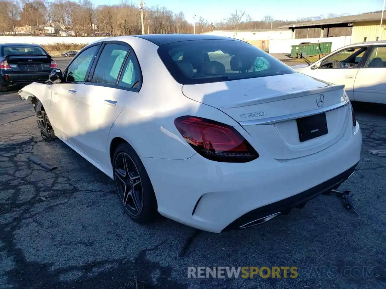 3 Photograph of a damaged car 55SWF8EB1LU333135 MERCEDES-BENZ C-CLASS 2020