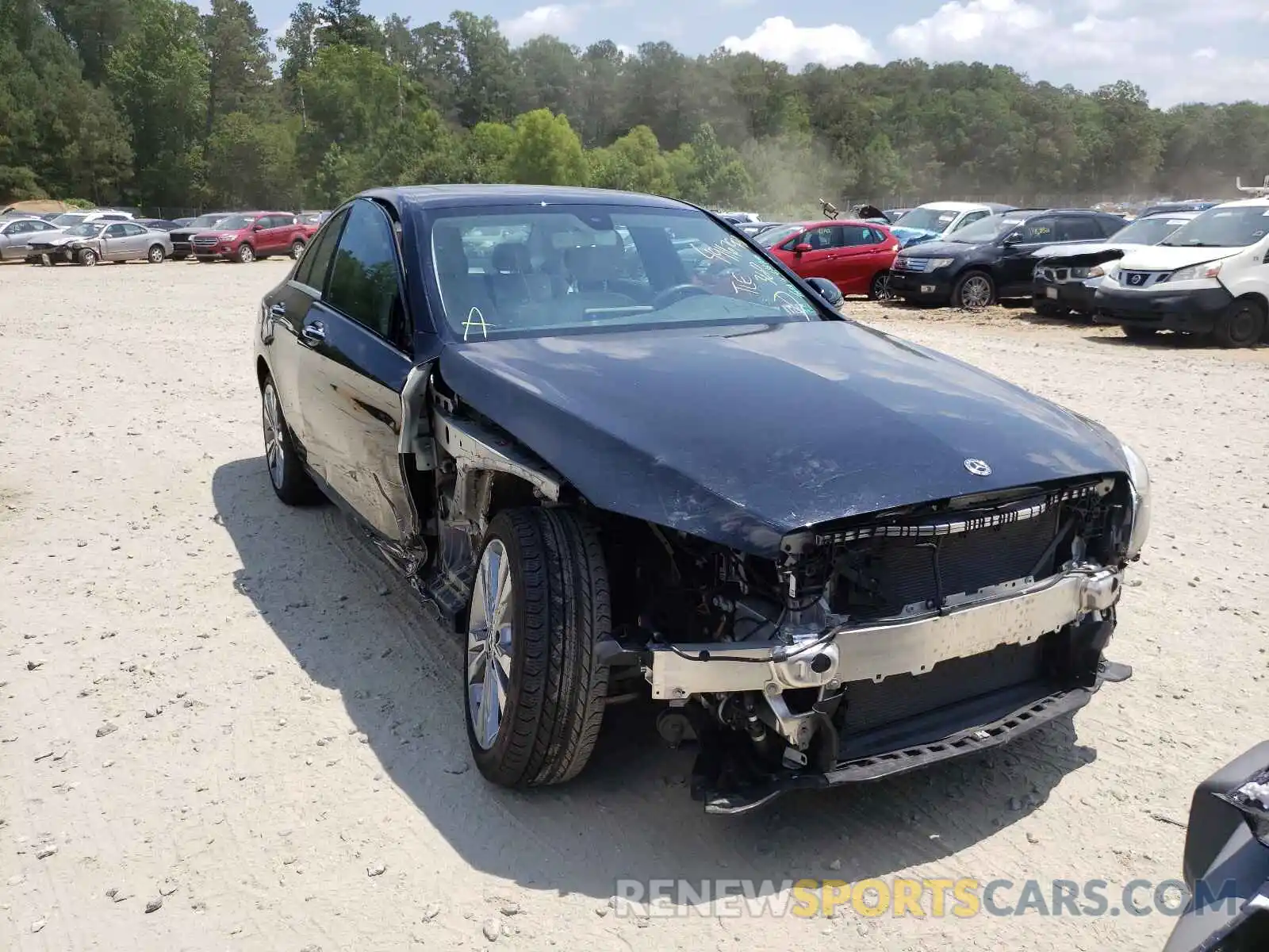 1 Photograph of a damaged car 55SWF8EB2LU325299 MERCEDES-BENZ C-CLASS 2020