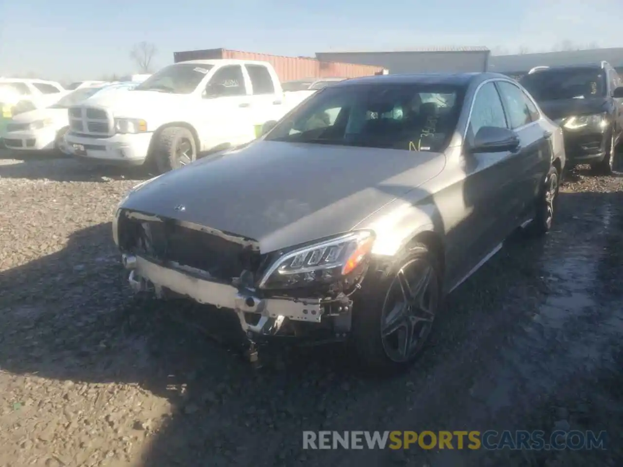 2 Photograph of a damaged car 55SWF8EB2LU325917 MERCEDES-BENZ C-CLASS 2020